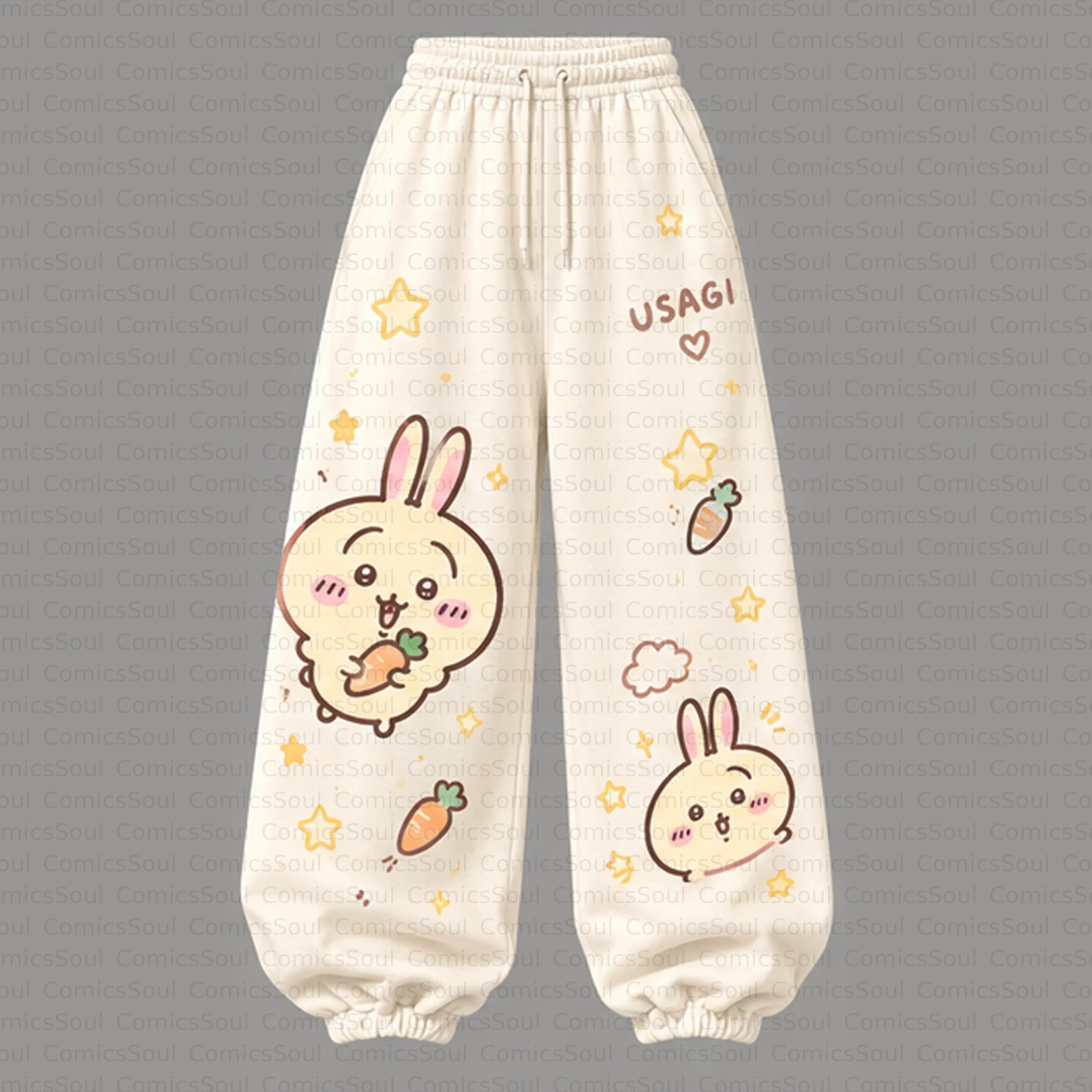 CHIIKAWA Cropped Long Sleeve Hoodie & High Waist Jogger Pants Two Piece TeeThreads Sustain the Scene with Custom Apparel
