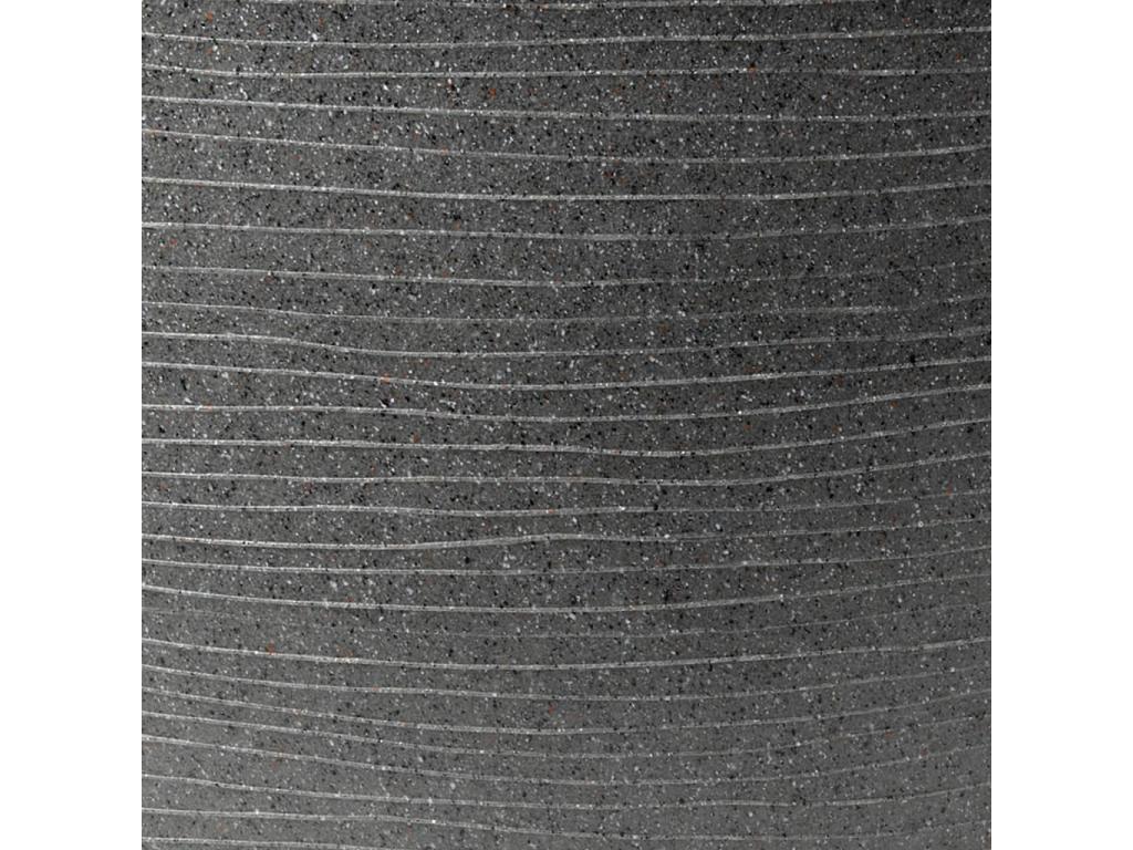 Decoratodo rectangular Arc Granite gris antracita 60x35x40 cm