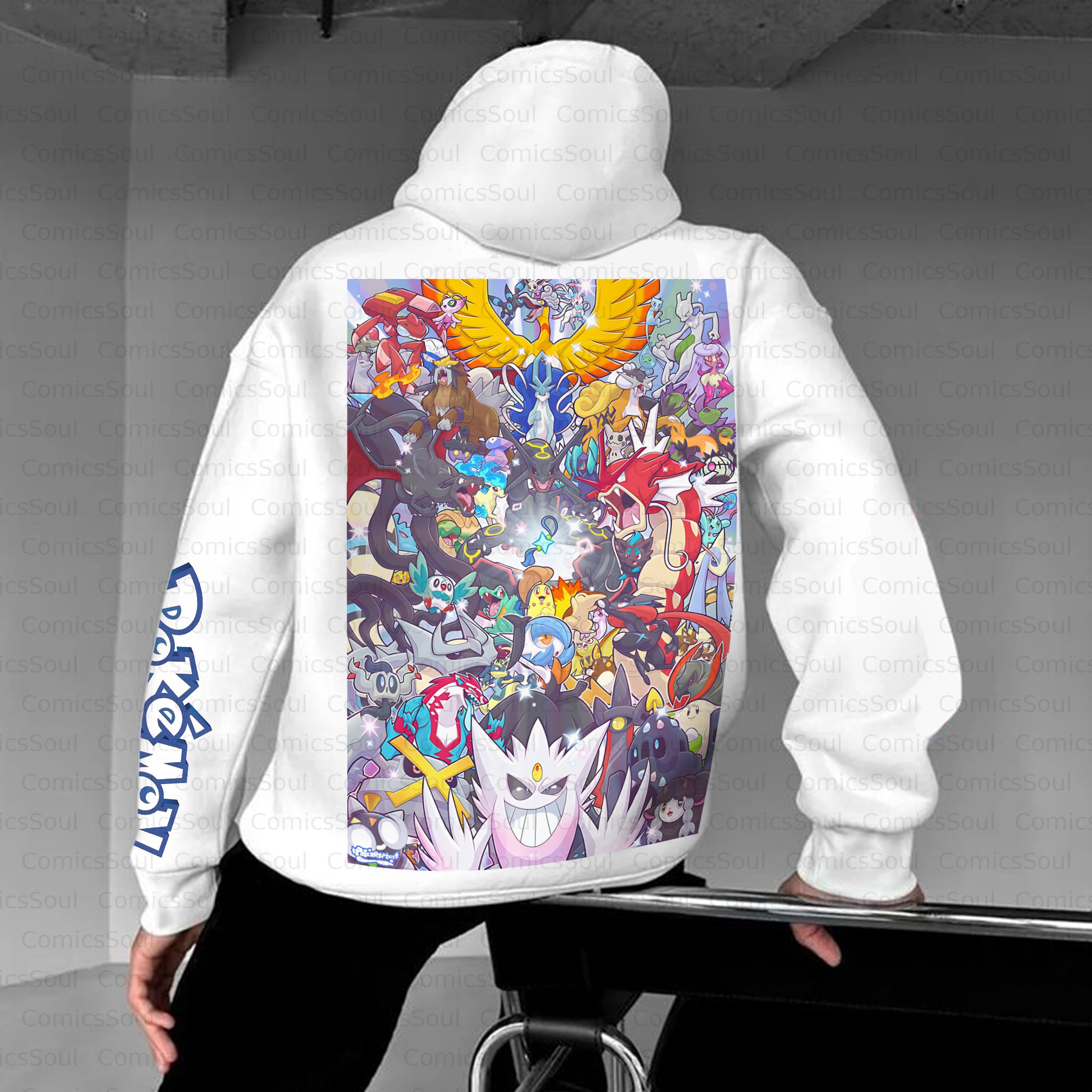 Unisex Anime Inspired Vintage Plush Hoodie