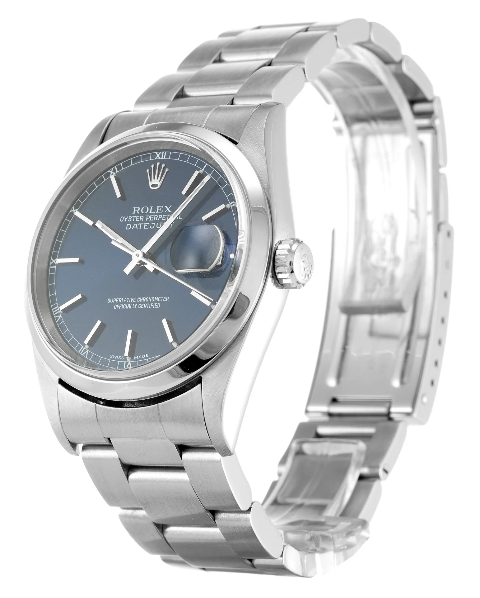 Rolex Datejust 36mm Blue Dial 16200