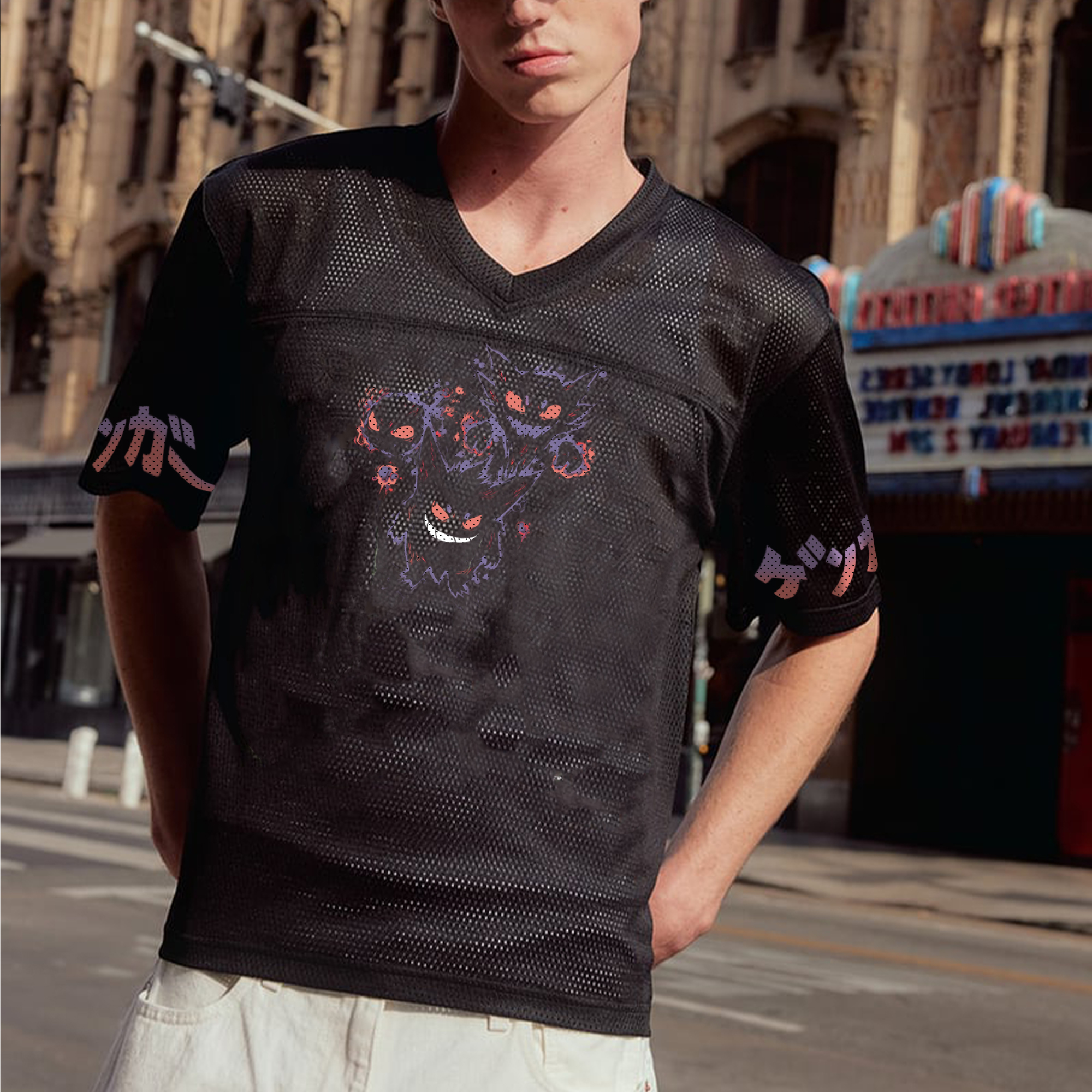 Unisex  “Comicssoul” Anime Style Retro I Mesh T-Shirt