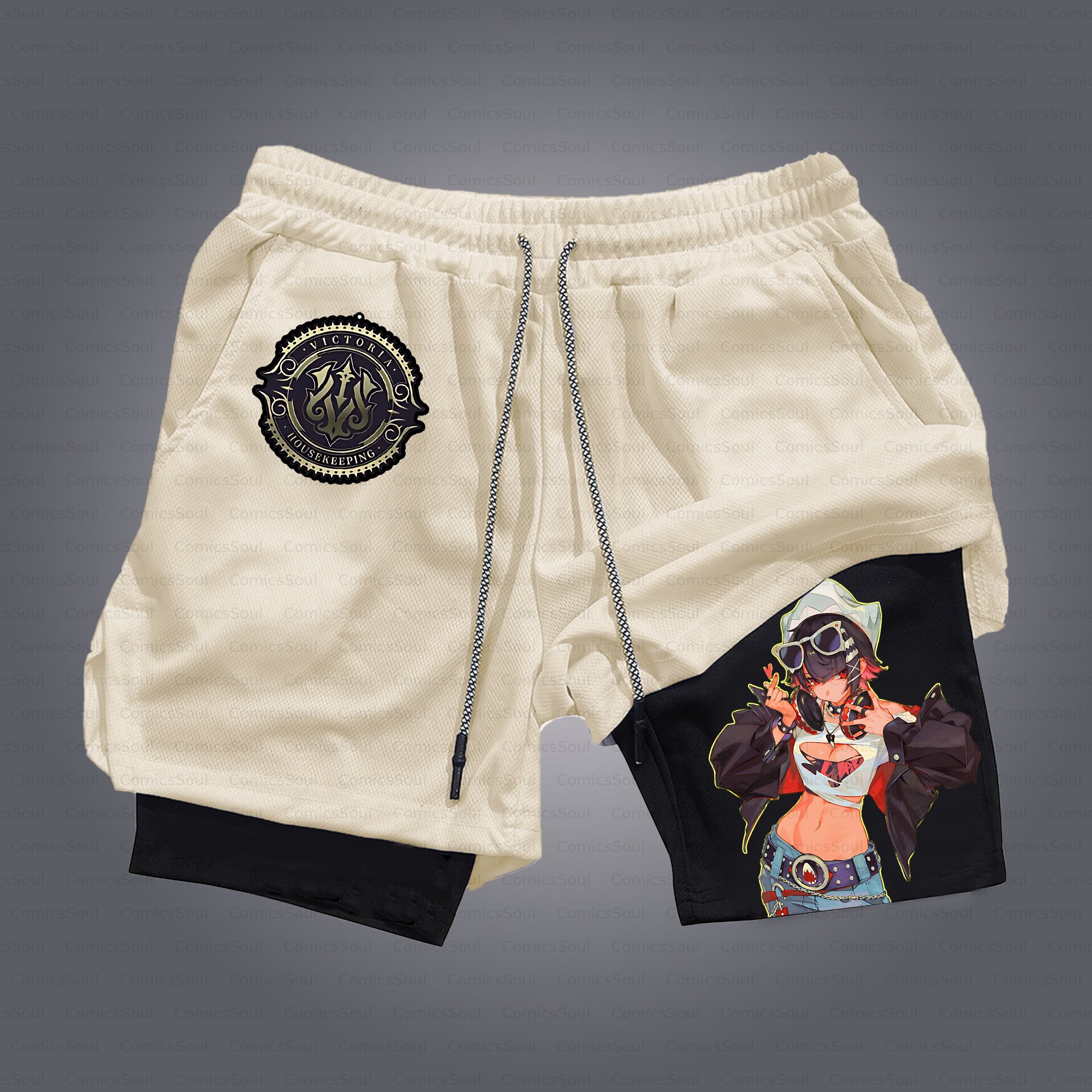 Unisex Casual Anime Streetwear Gym Shorts