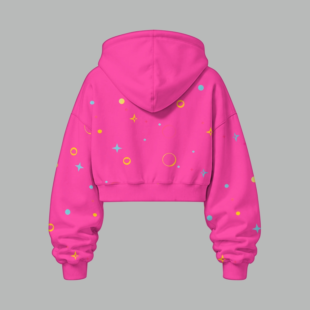 Pokémon Women's Cropped Long Sleeve Hoodie & High Waist Jogger Pants Two Piece Tracksuit Set TeeThreads Sustain the Scene with Custom Apparel