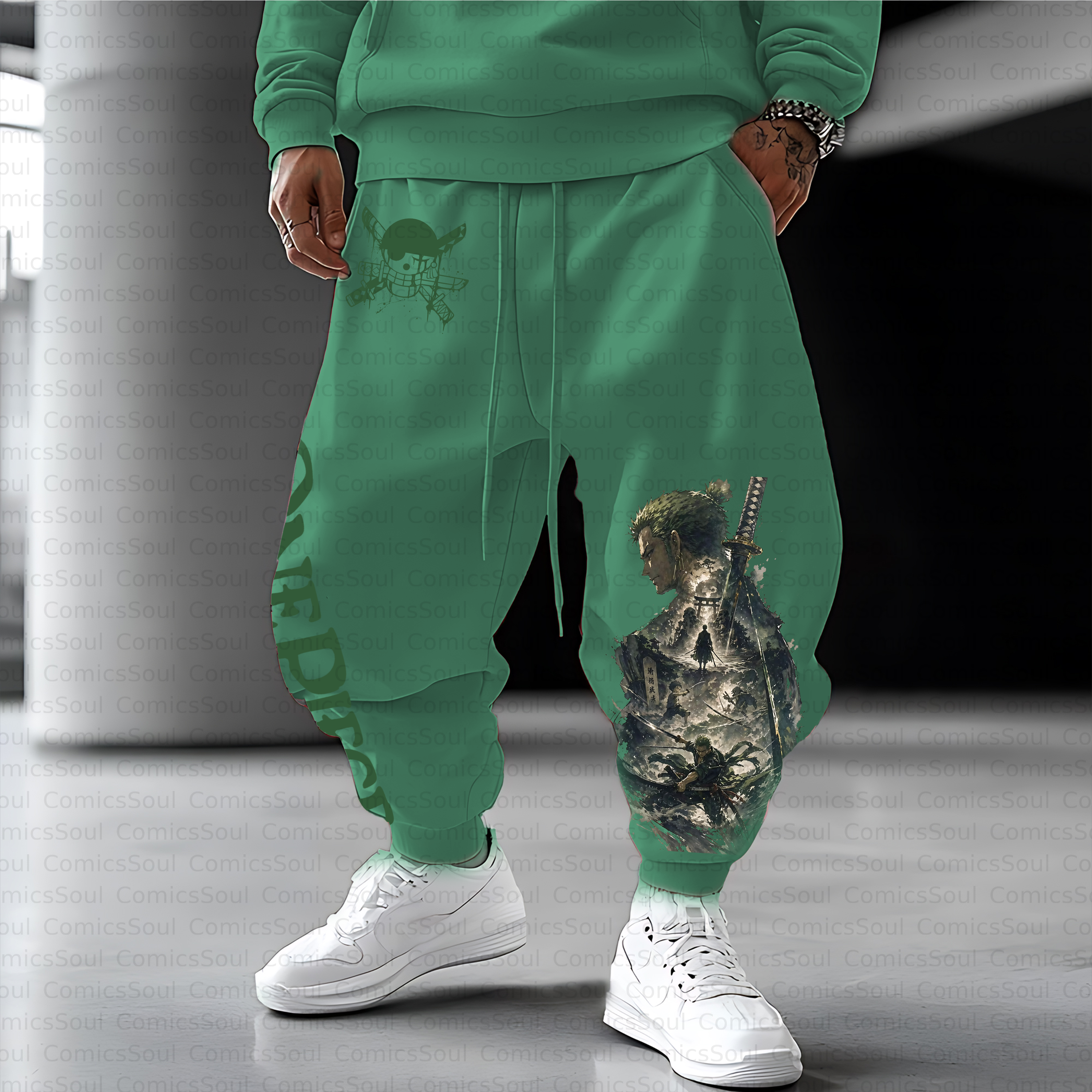 Unisex Casual Anime Streetwear Pant