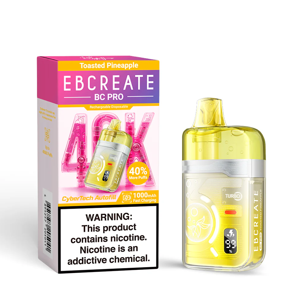 EBCREATE BC PRO cigarette électronique jetable rechargeable (toutes les saveurs)