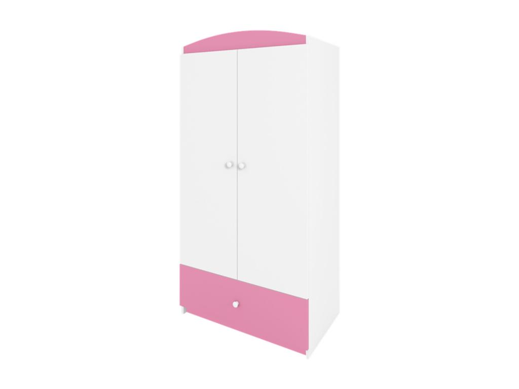 Armario infantil 2 puertas Drimy rosa