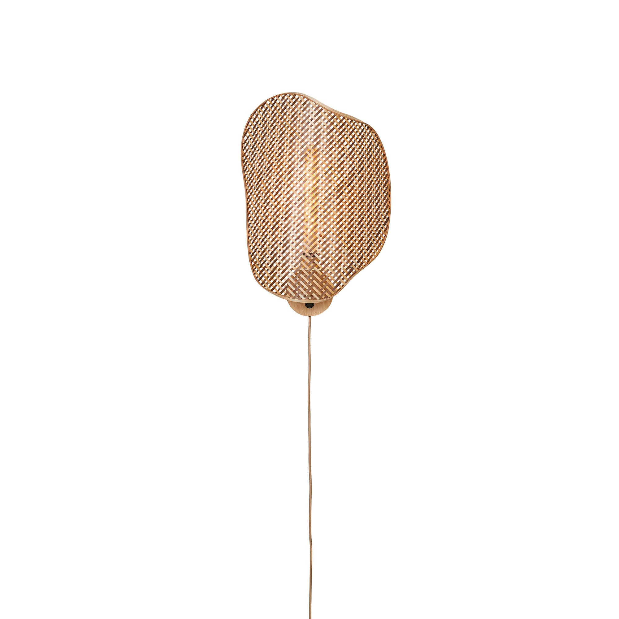 GOOD&MOJO Wandlamp Kinabalu - Naturel - 50x40x50cm