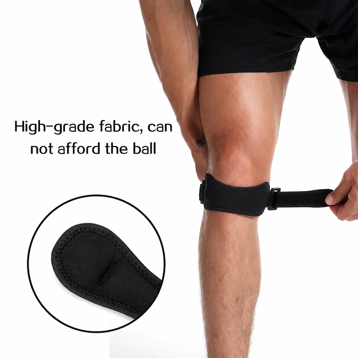 🦵💪 Sports Patella Brace – Adjustable strap, breathable neoprene. Relieves knee pain, stabilises patella. Run & gym without pain! 🏃‍♂️✨