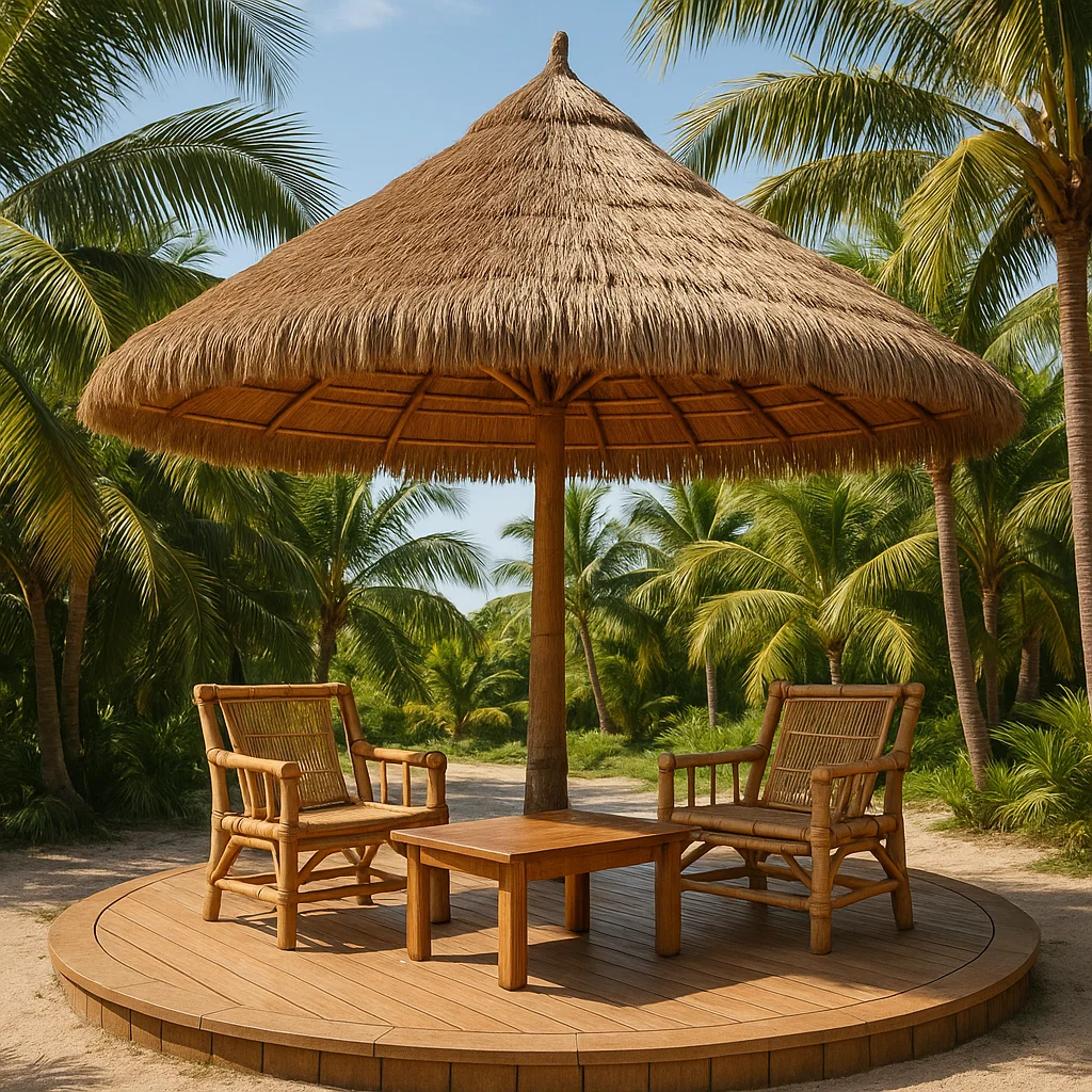 Toldo de madera para jardín, exterior, dimensiones aproximadas: 360x360x330 cm aksYcfB324dB