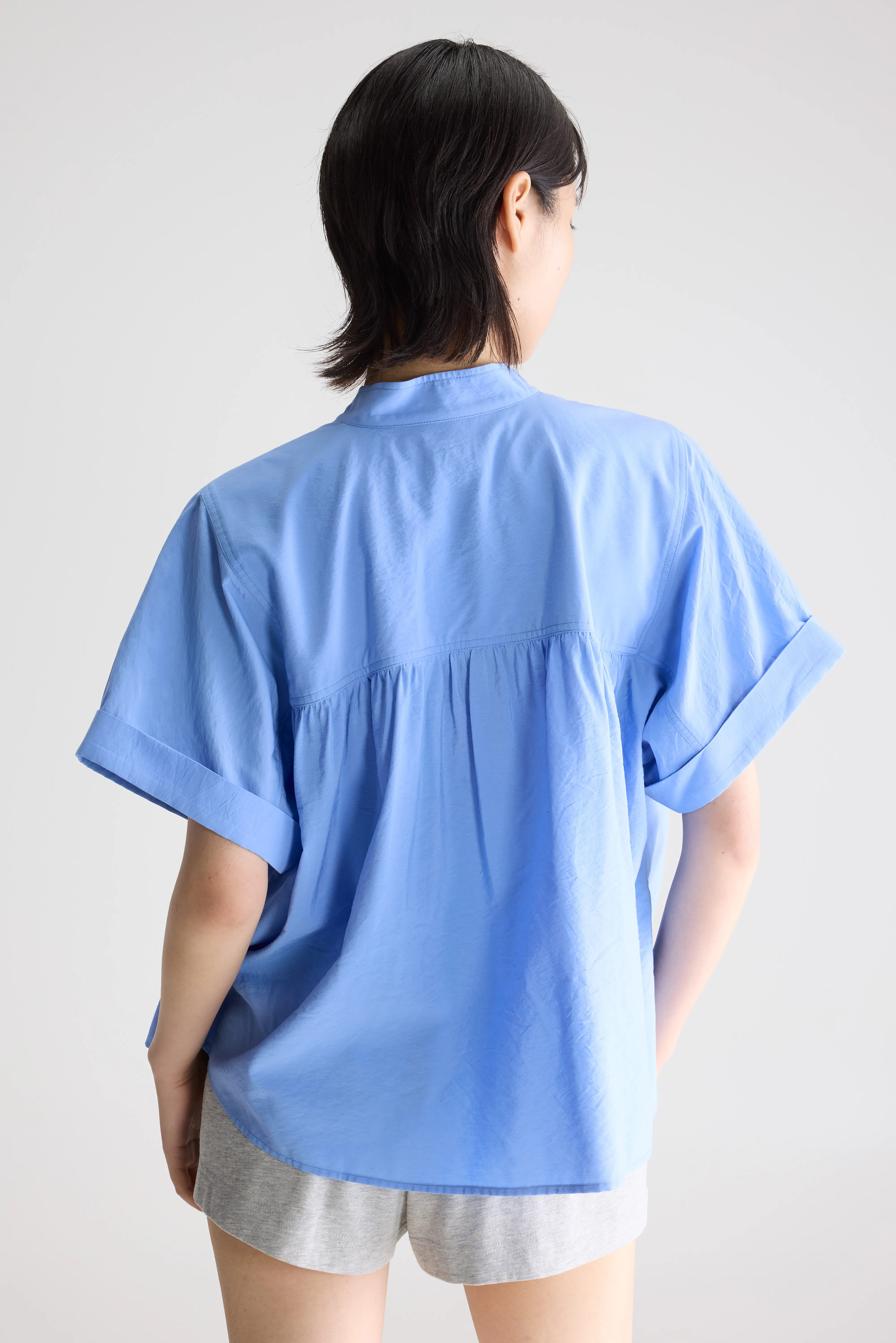 Bellerose Pear short-sleeve blouse (261 / W / BLUE SHIRT)