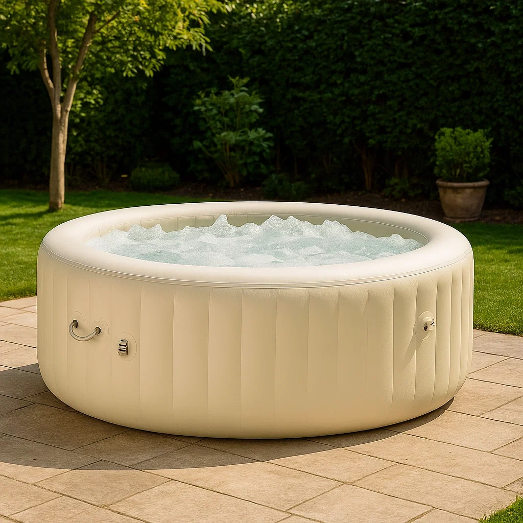 Spa hinchable redondo con sistema de burbujas y accesorios,Ø180 x Alt, 66 cm - uHmAiwZ120FS
