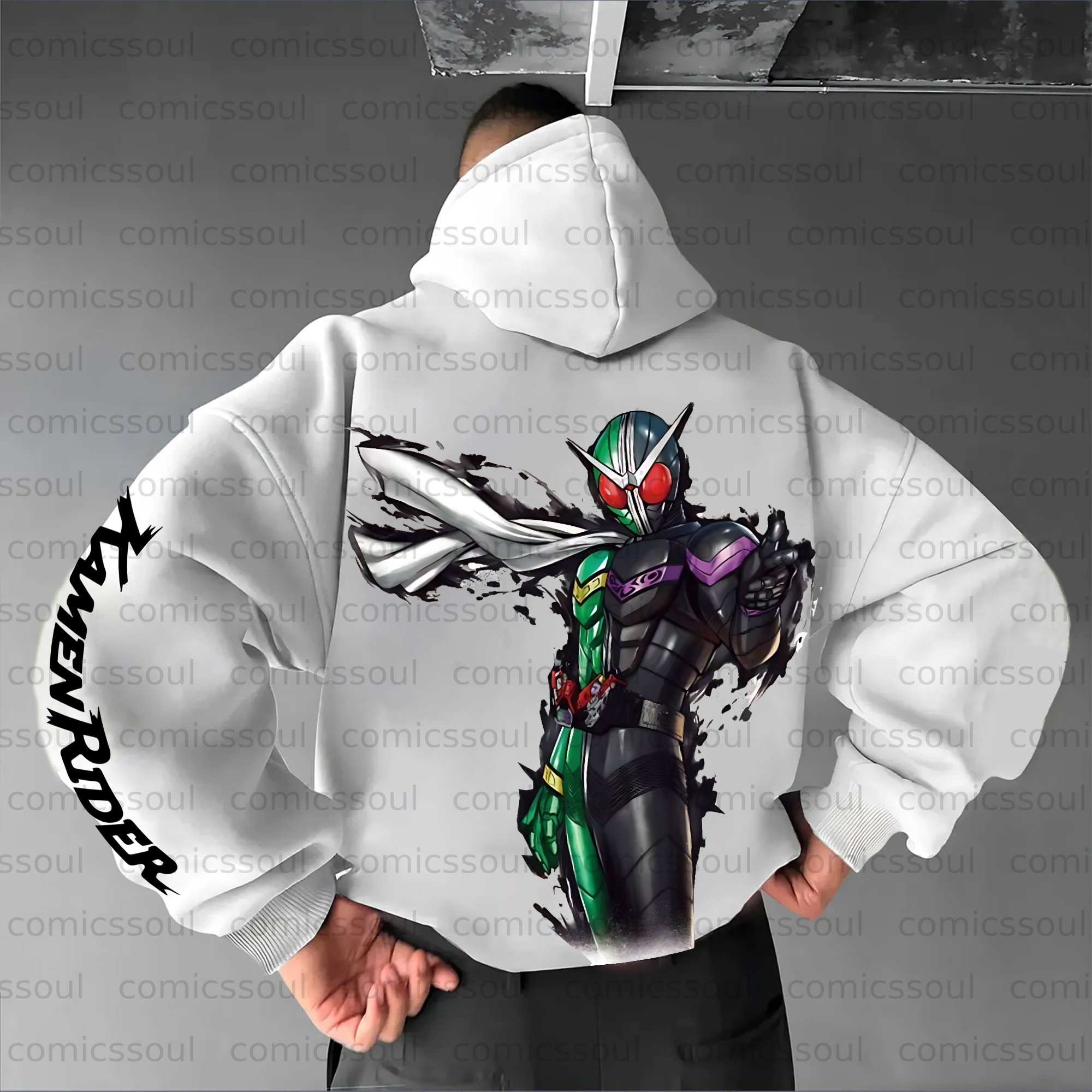 Unisex Anime Graphic Streetwear Vintage Plush Hoodie