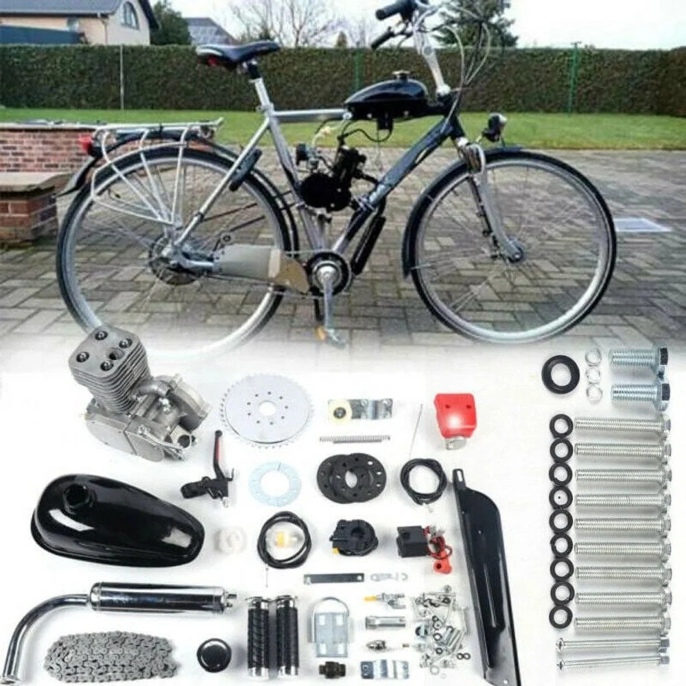 100cc Bicycle Gasoline Engine Kit 2 Stroke Air-Cooling CDI Ignition - Image 7 100cc Bicycle Gasoline Engine Kit 2 Stroke Air-Cooling CDI Ignition - Image 7