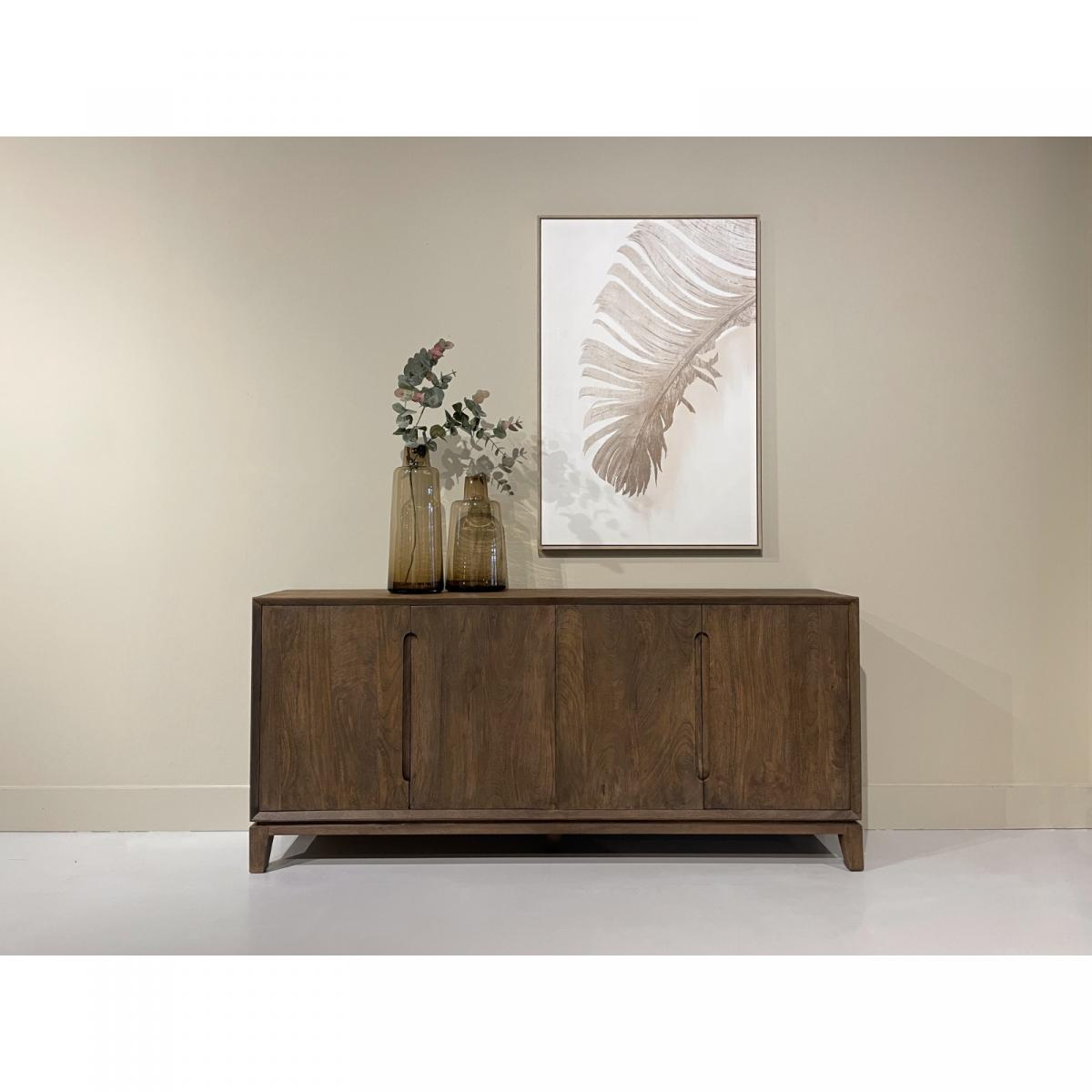 Livingfurn - Cortez dressoir 190cm - donkerbruin