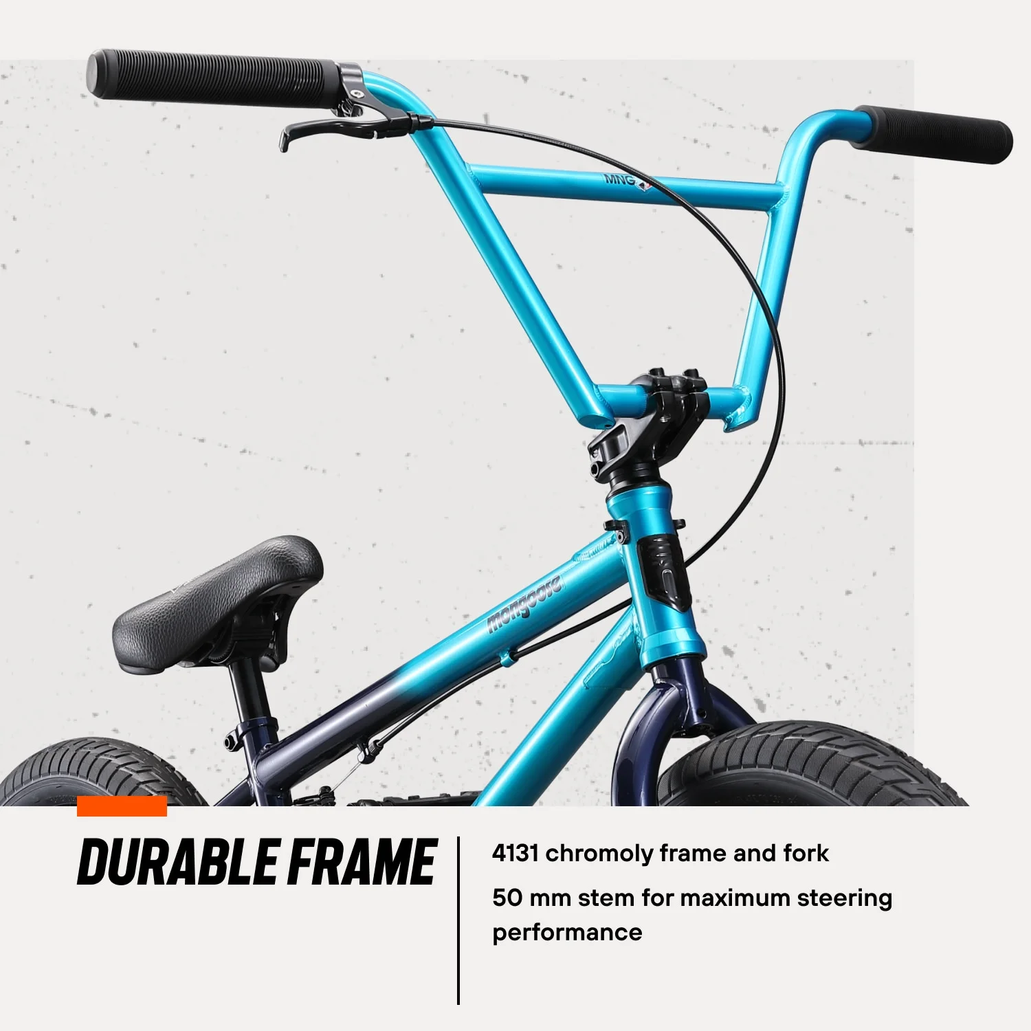 Mongoose Legion L80 Freestyle BMX Bike, 20" Wheels, Ages 8 and up, Teal - Image 3