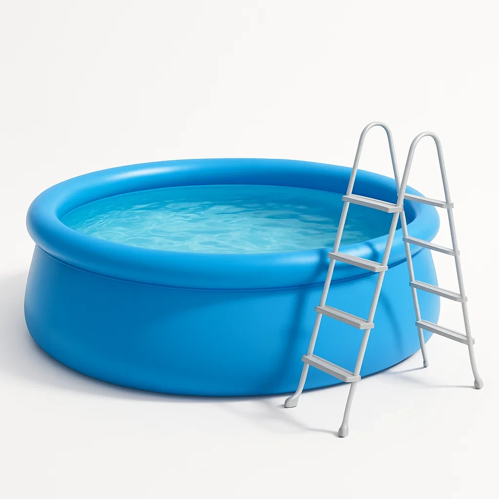 Piscina desmontable inflable 305x76 cm redonda con depuradora azul NCdcNRMxO9Eo