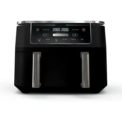 DZ401 Foodi 10 Quart 6-in-1 DualZone XL 2-Basket Air Fryer with 2 Independent Frying Baskets