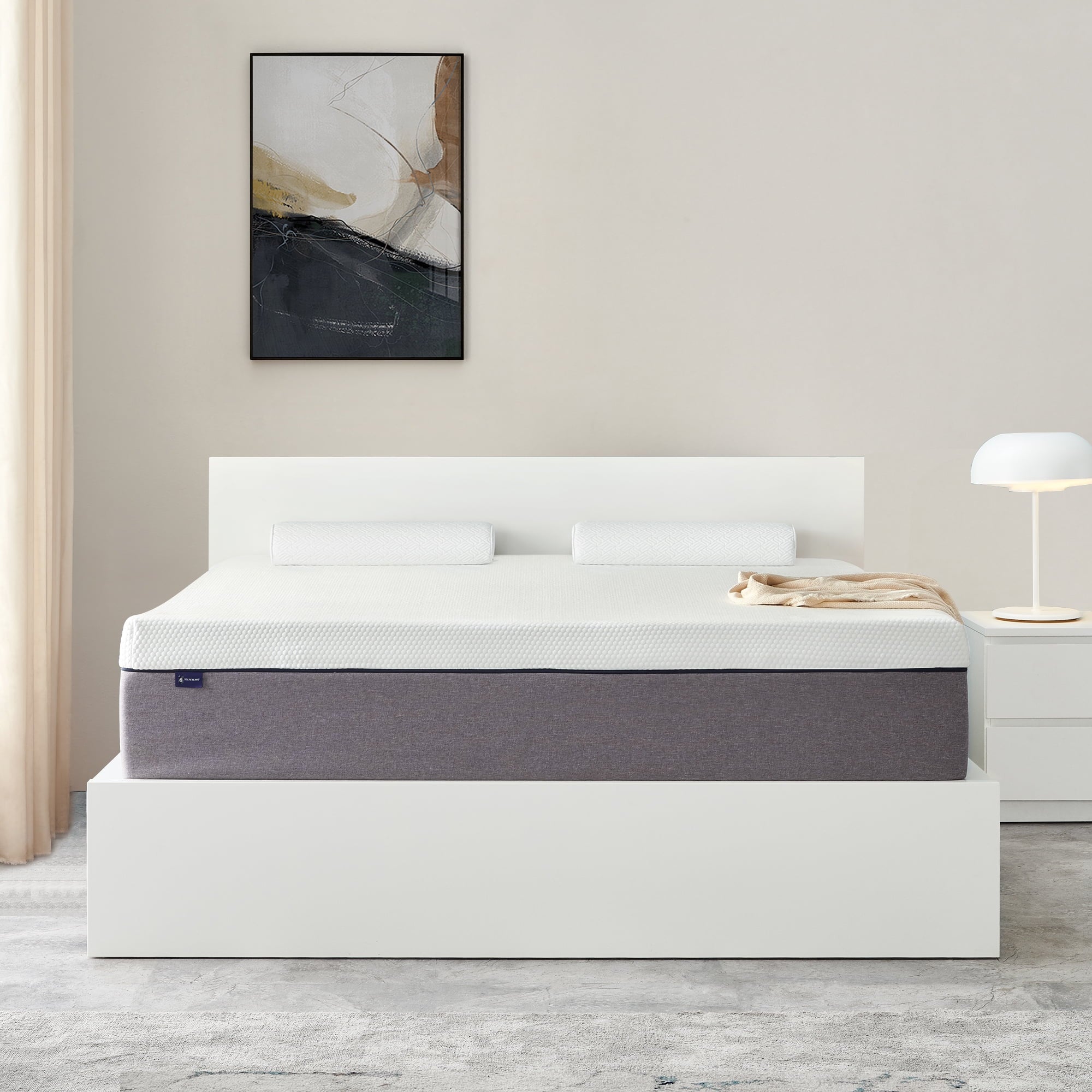 10 inch Full Size Medium Memory Foam Mattress Breathable Mattress