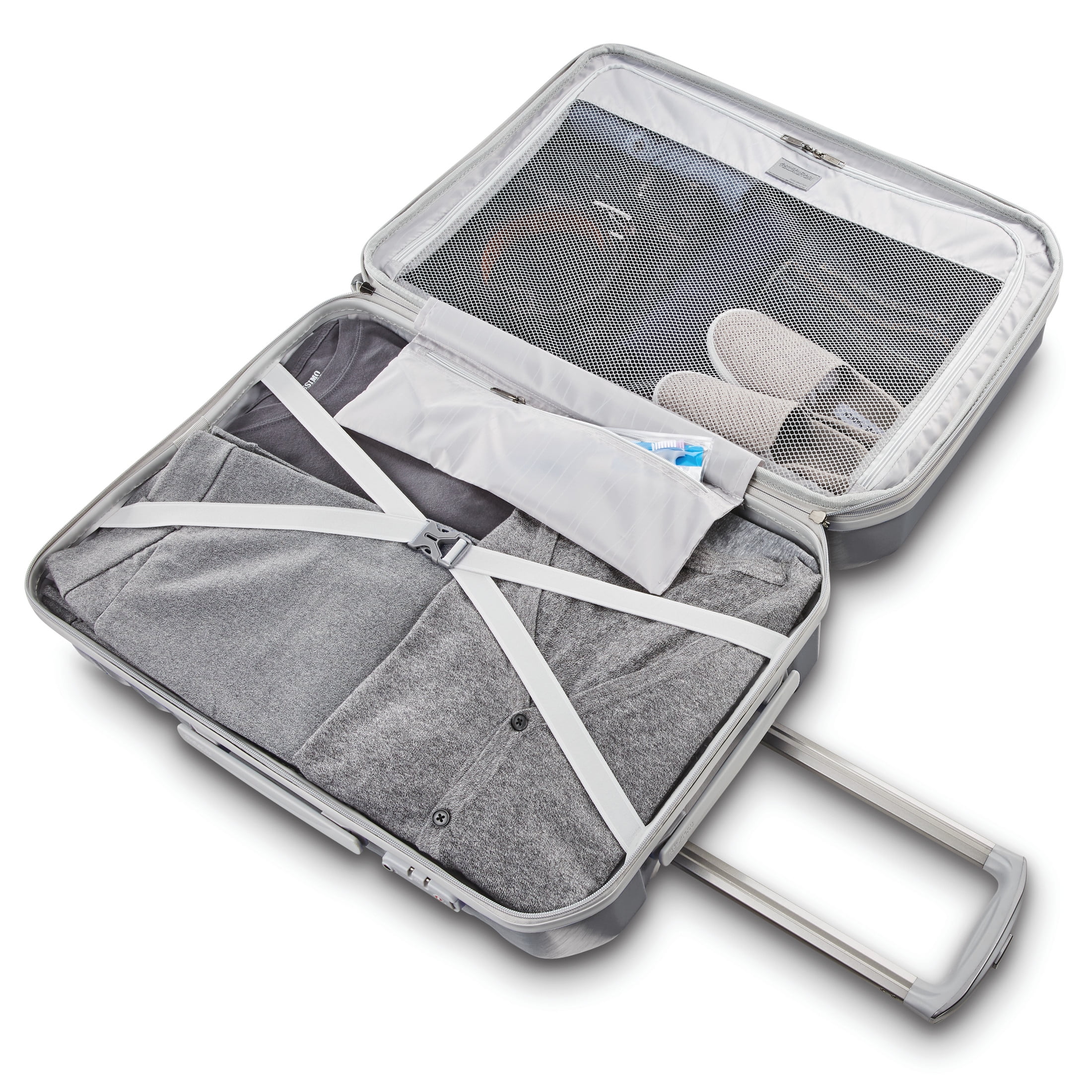 American Tourister Pirouette NXT Hardside Large Checked Luggage with Spinner Wheels - Ultramarine - Image 34