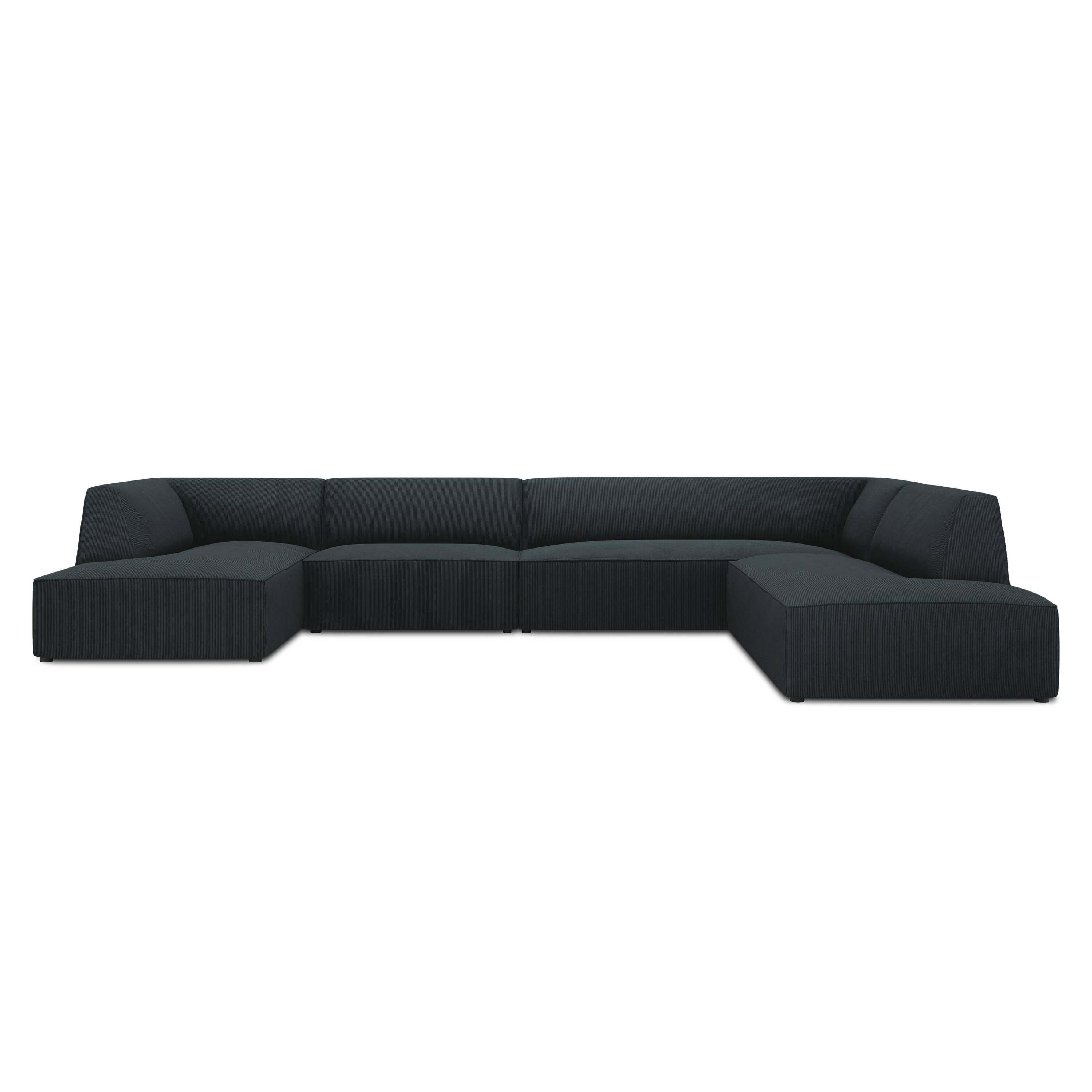 Windsor & Co Sao U-bank - Hoek Rechts - Ribstof - Blauw