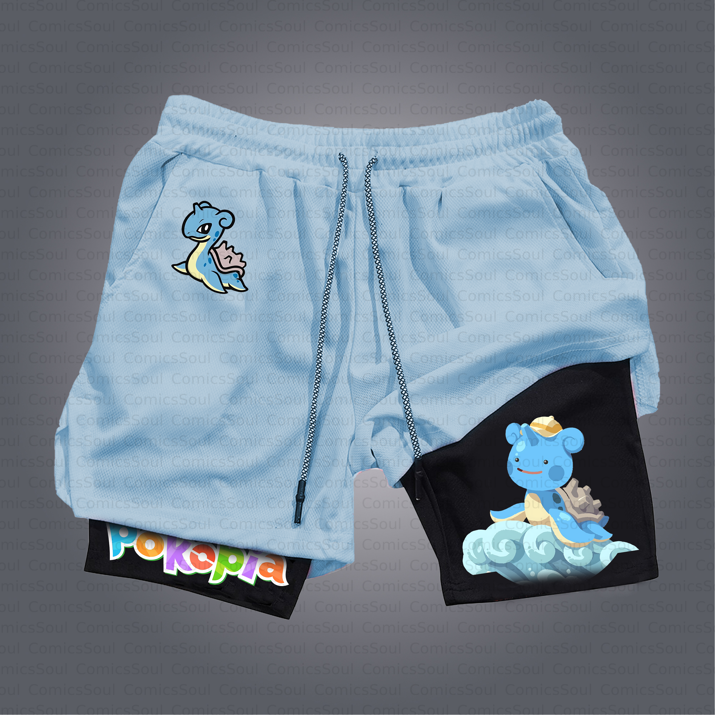 Unisex Casual Anime Style Shorts