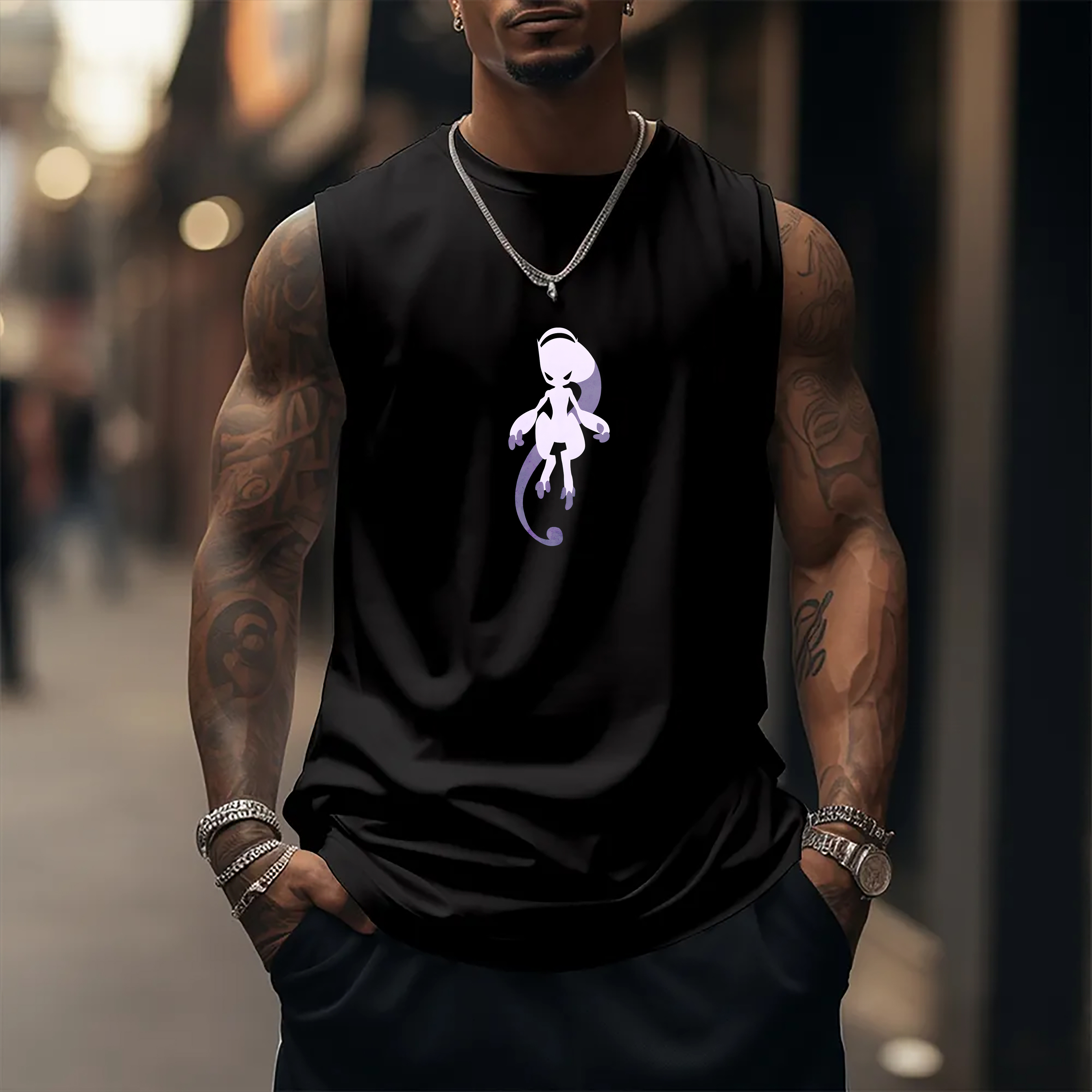Unisex  “Comicssoul” Casual Anime  Tank Top