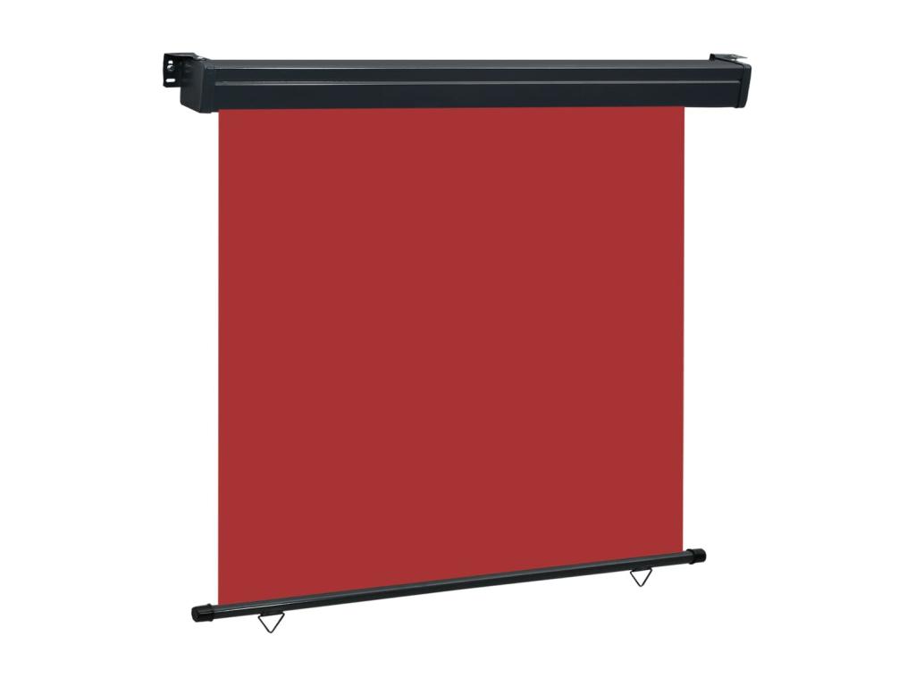Toldo lateral para balcón 160x250 cm Rojo