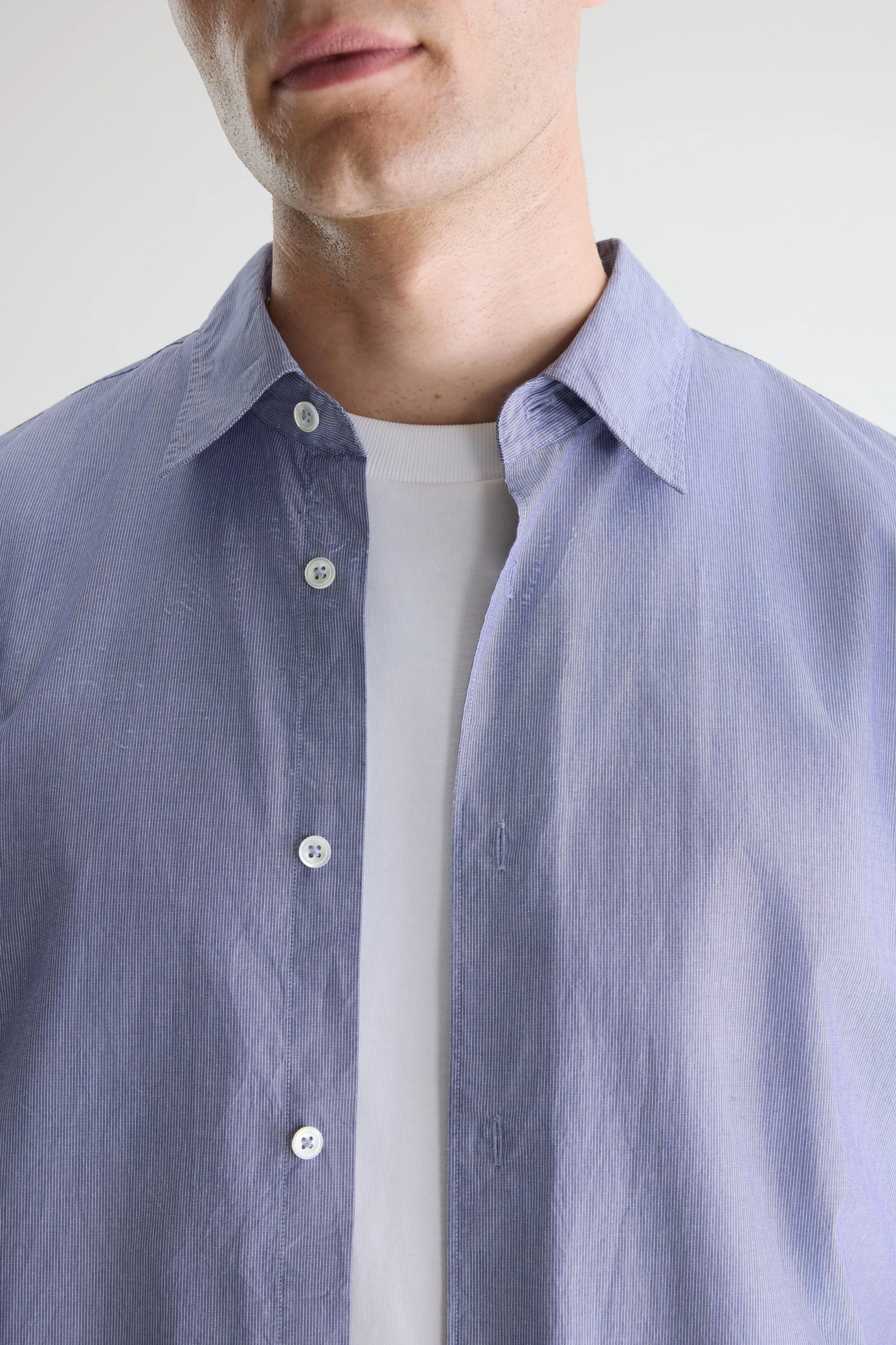 Bellerose Gabe slim shirt (261 / M / STRIPE F)