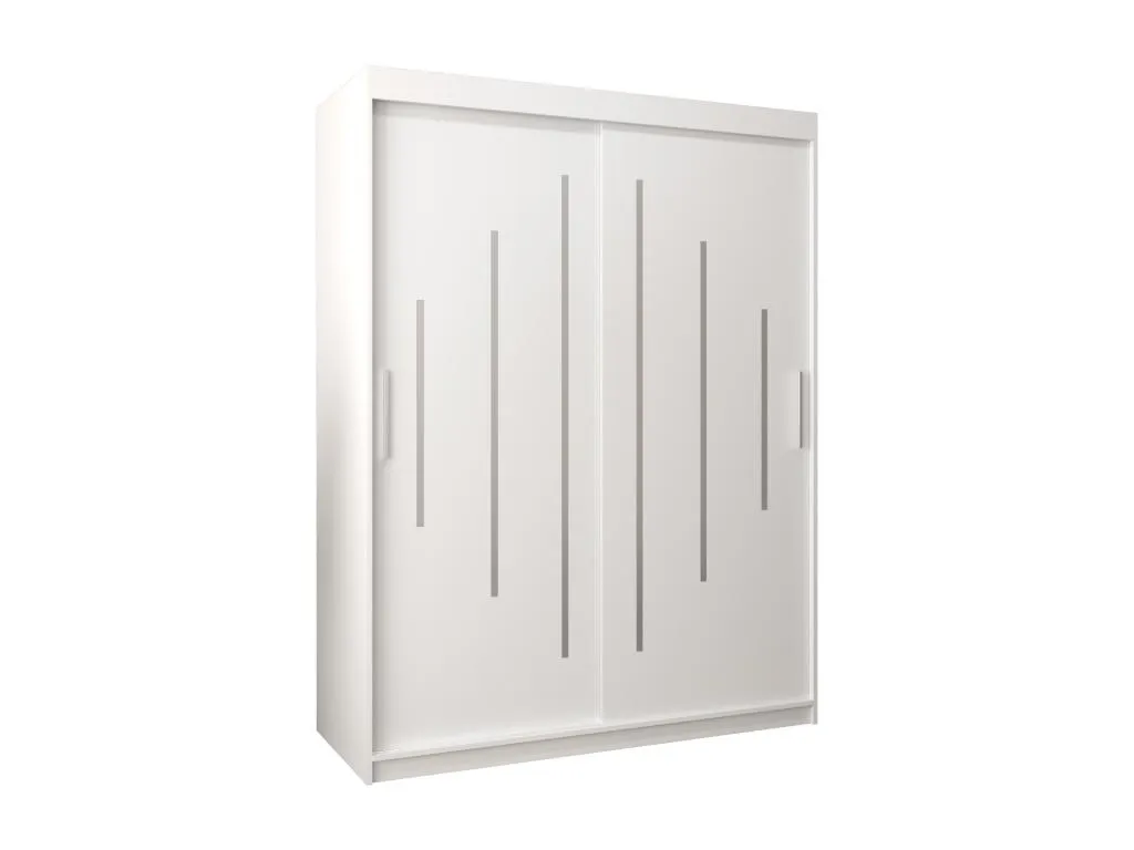 ARMARIO Jmmhogar DE PUERTAS CORREDERAS 200/150/62 2 puertas (blanco/blanco)