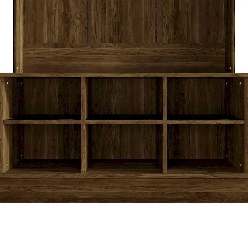 CraftPorch Contemporary Hall Tree with Storage Solutions