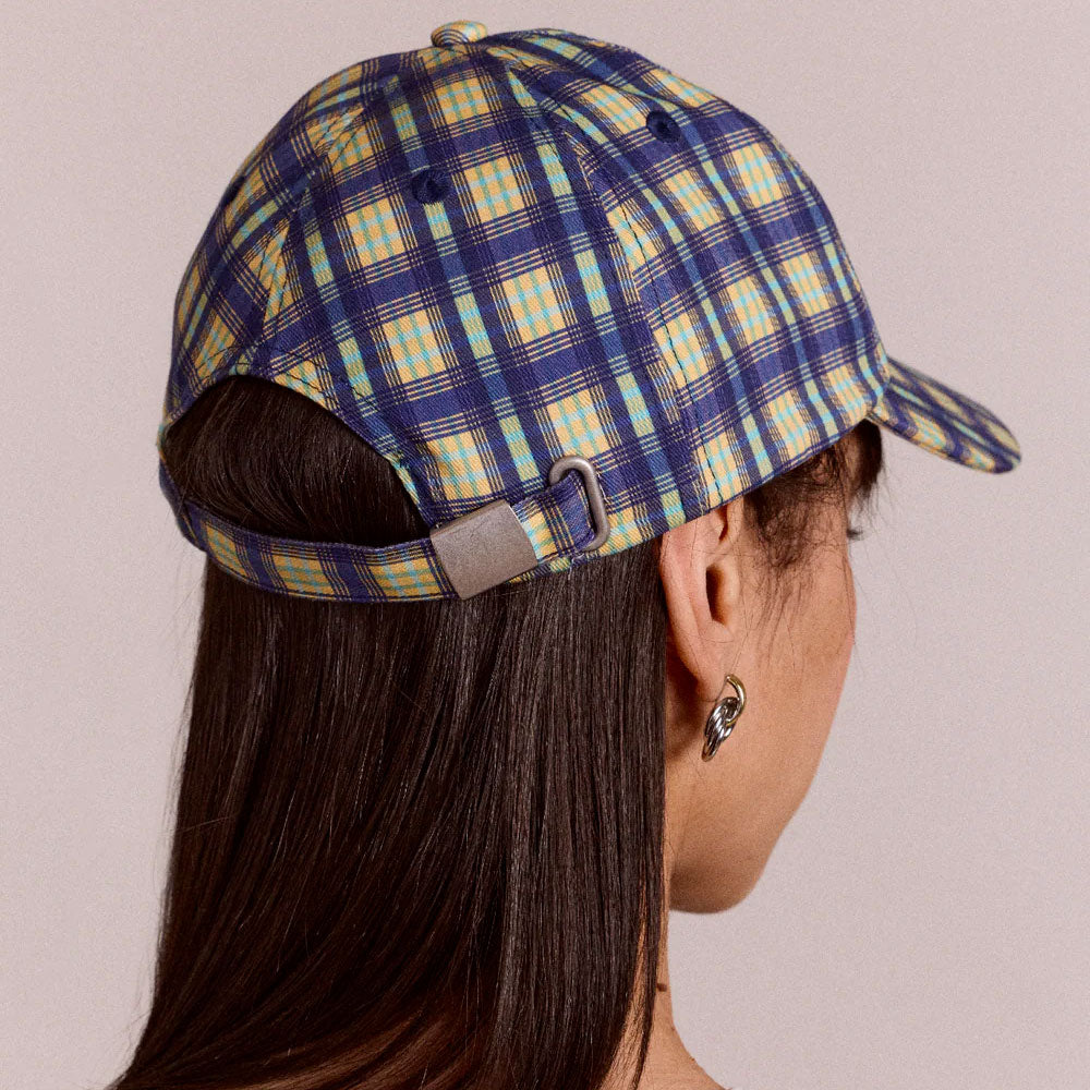 Damson Madder - Casquette Tomboy - Bleu Check
