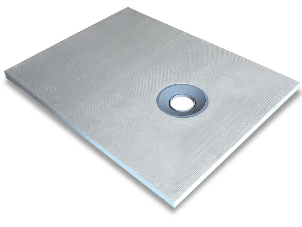 Plato de ducha de poliestireno extruido que se puede cortar a medida 120x90x4cm - DELOS