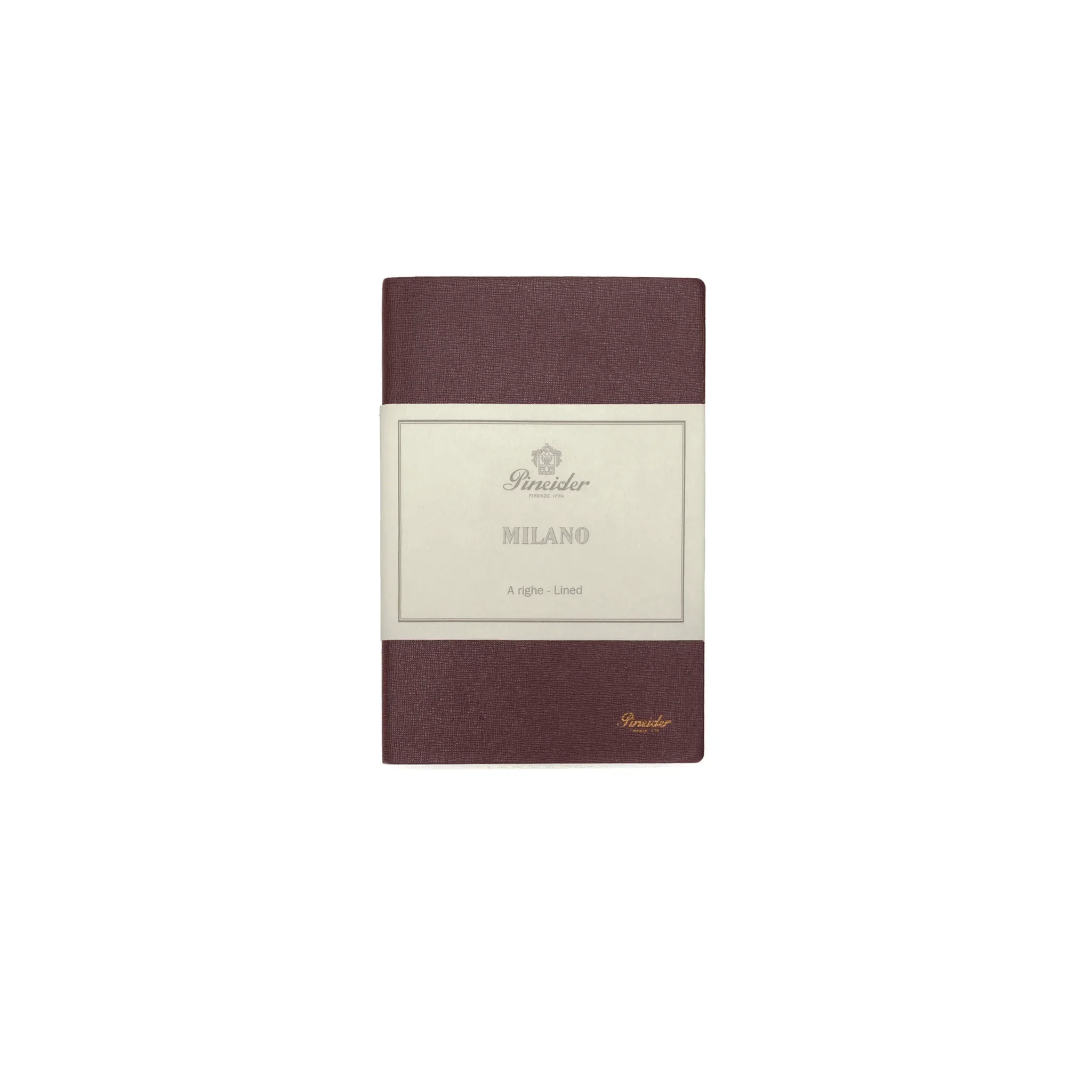 Pineider Milano Leather Laid Notebook Small