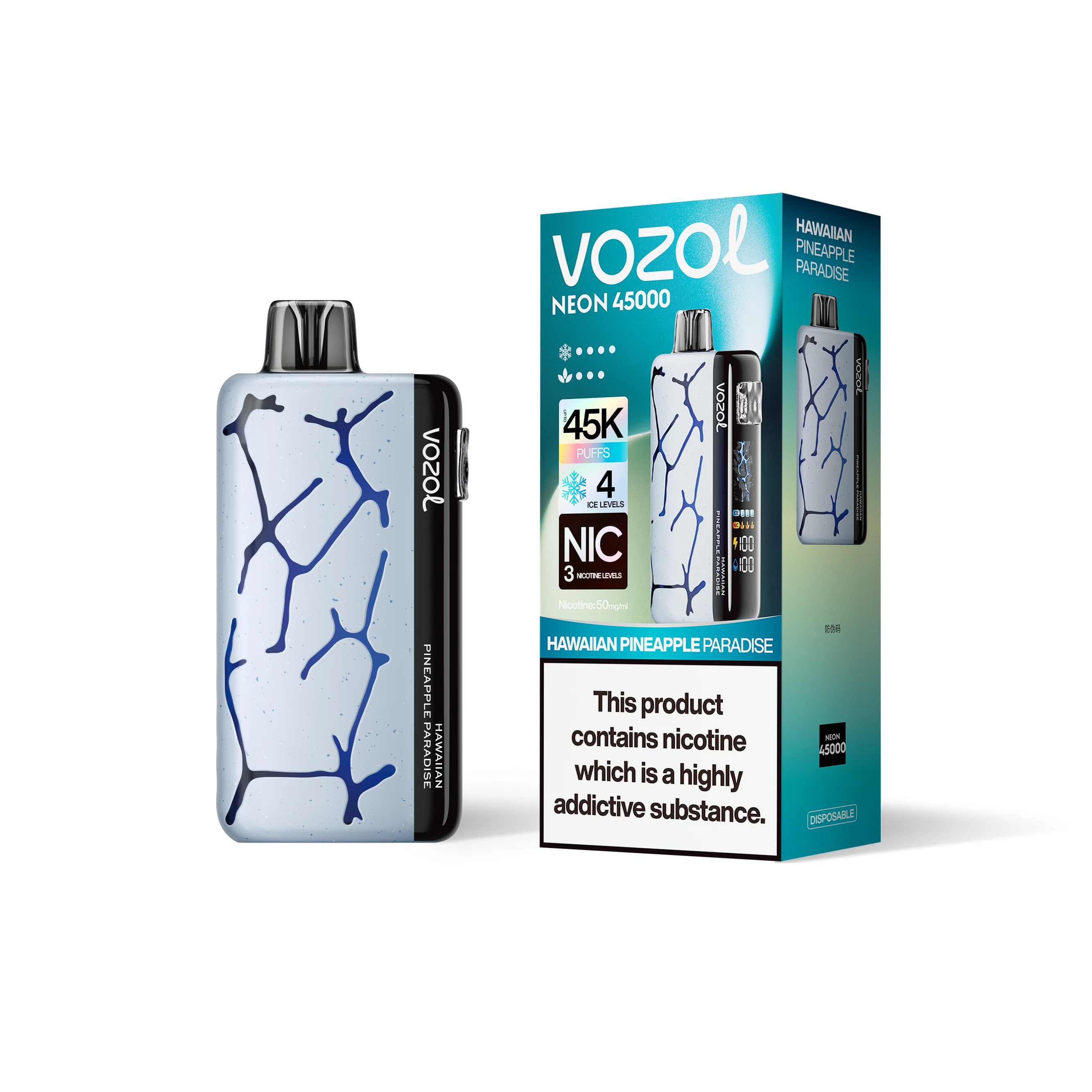 VOZOL NEON 45K cigarette électronique jetable (toutes les saveurs)