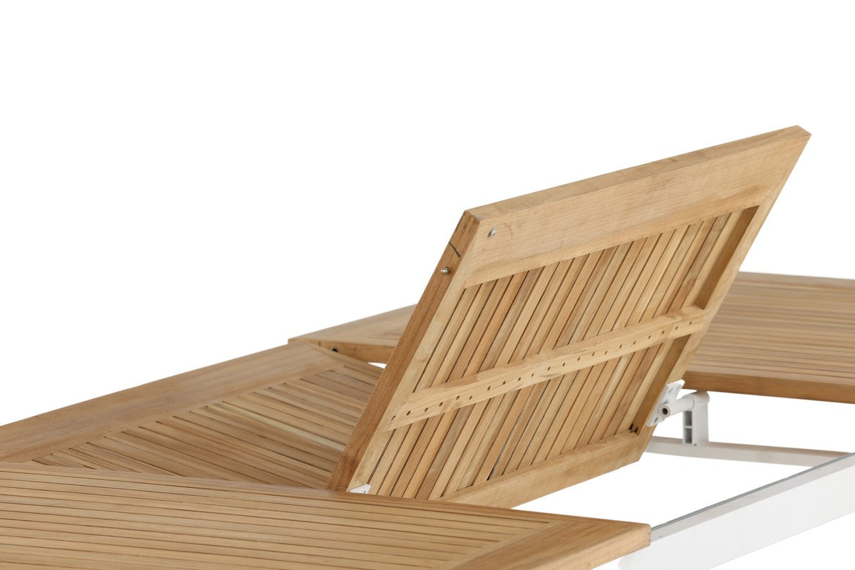 Rebellenclub Castor Tuintafel - 160 x 90Ê cm - Wit