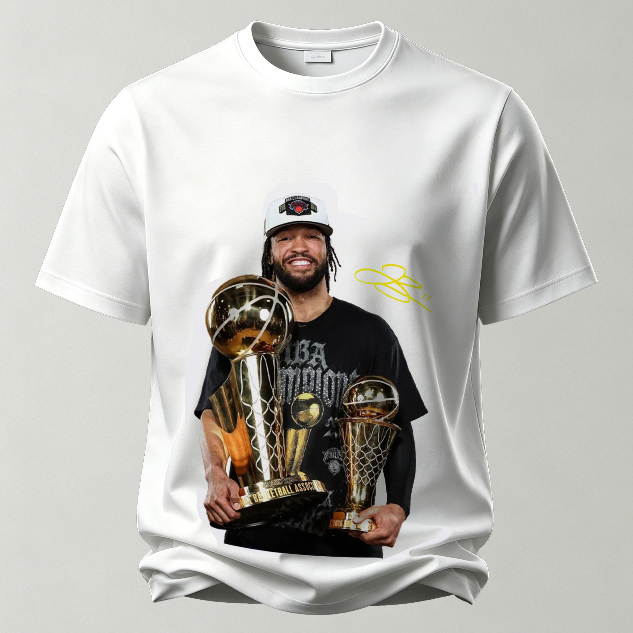 Jalen Brunson New York Knicks Printed Unisex Oversized T-shirt