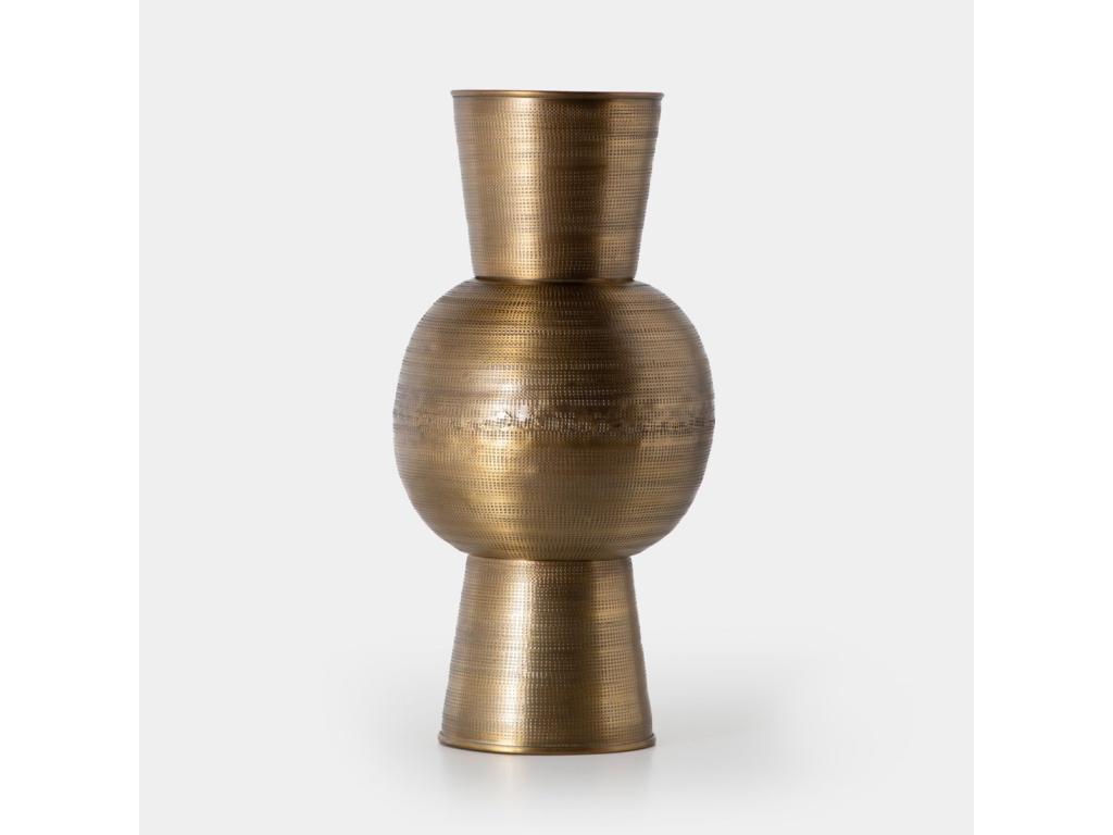 Jarrón de Metal Dorado 42 x 20- Solum