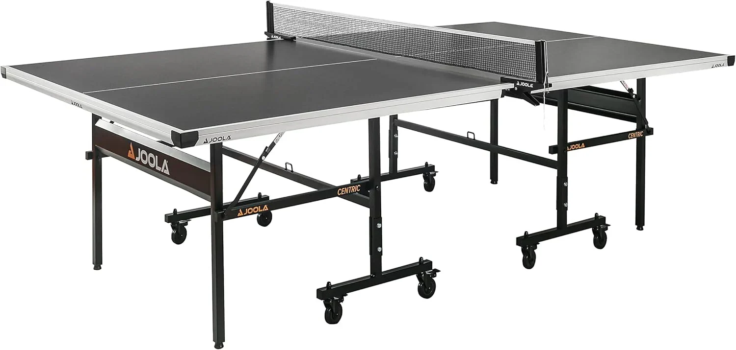 Professional MDF Indoor Table Tennis Table with Quick-Clamp Net and Playback Mode