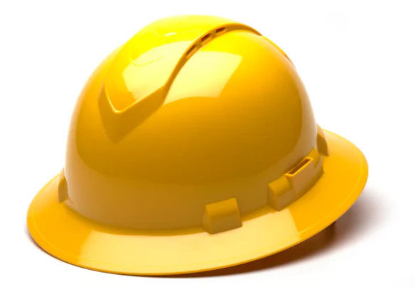 Pyramex Ridgeline Full Brim Hard Hat Vented - KTF Painting Interior Exterior