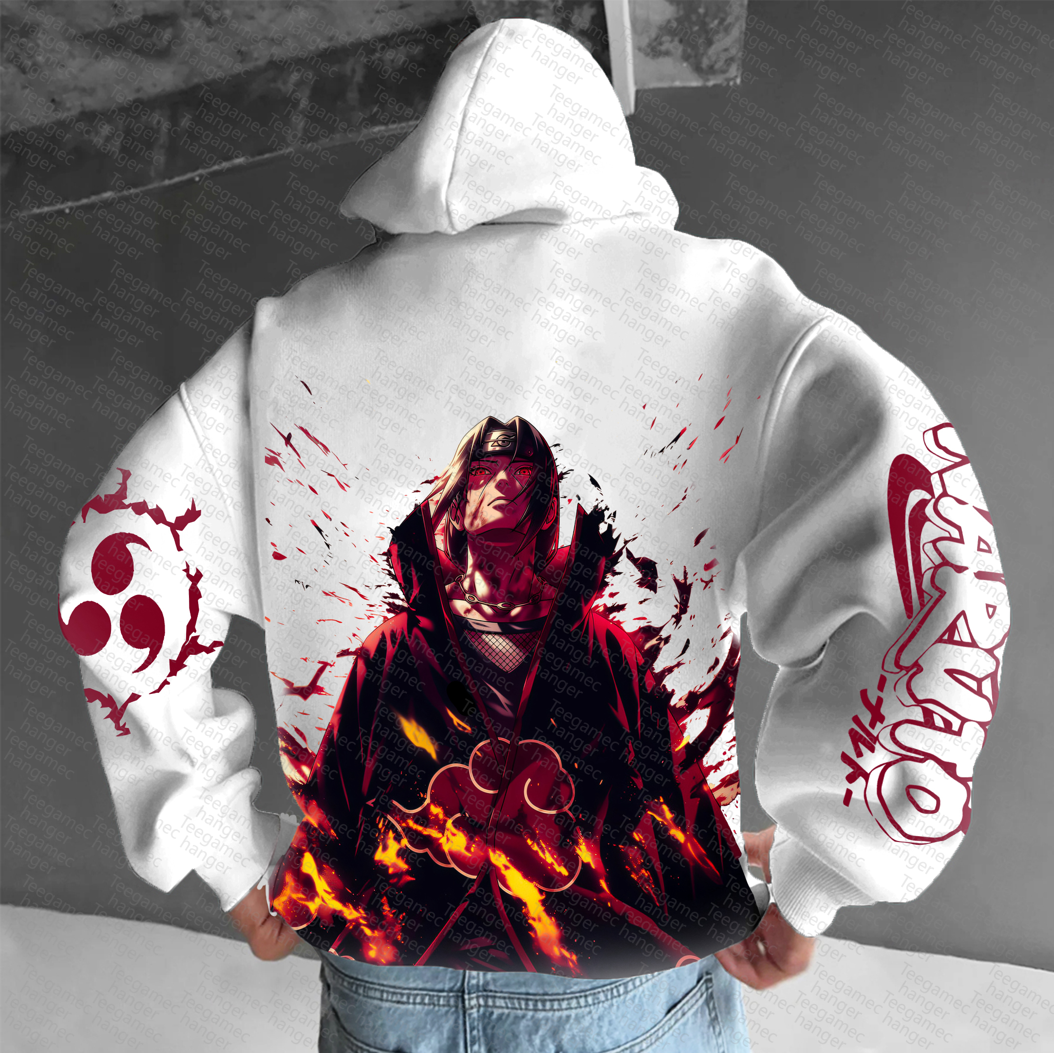 Unisex  Anime Graphic Streetwear Vintage Hoodie