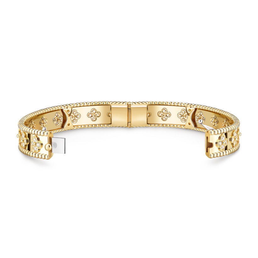 Replicate Perlée clovers bracelet, medium model(1:1 replica) - Original Replica Club