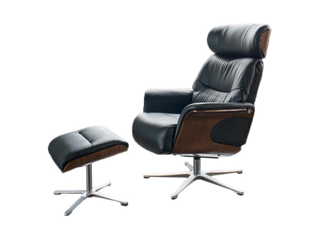 Sillón - Negro piel - TOSAR