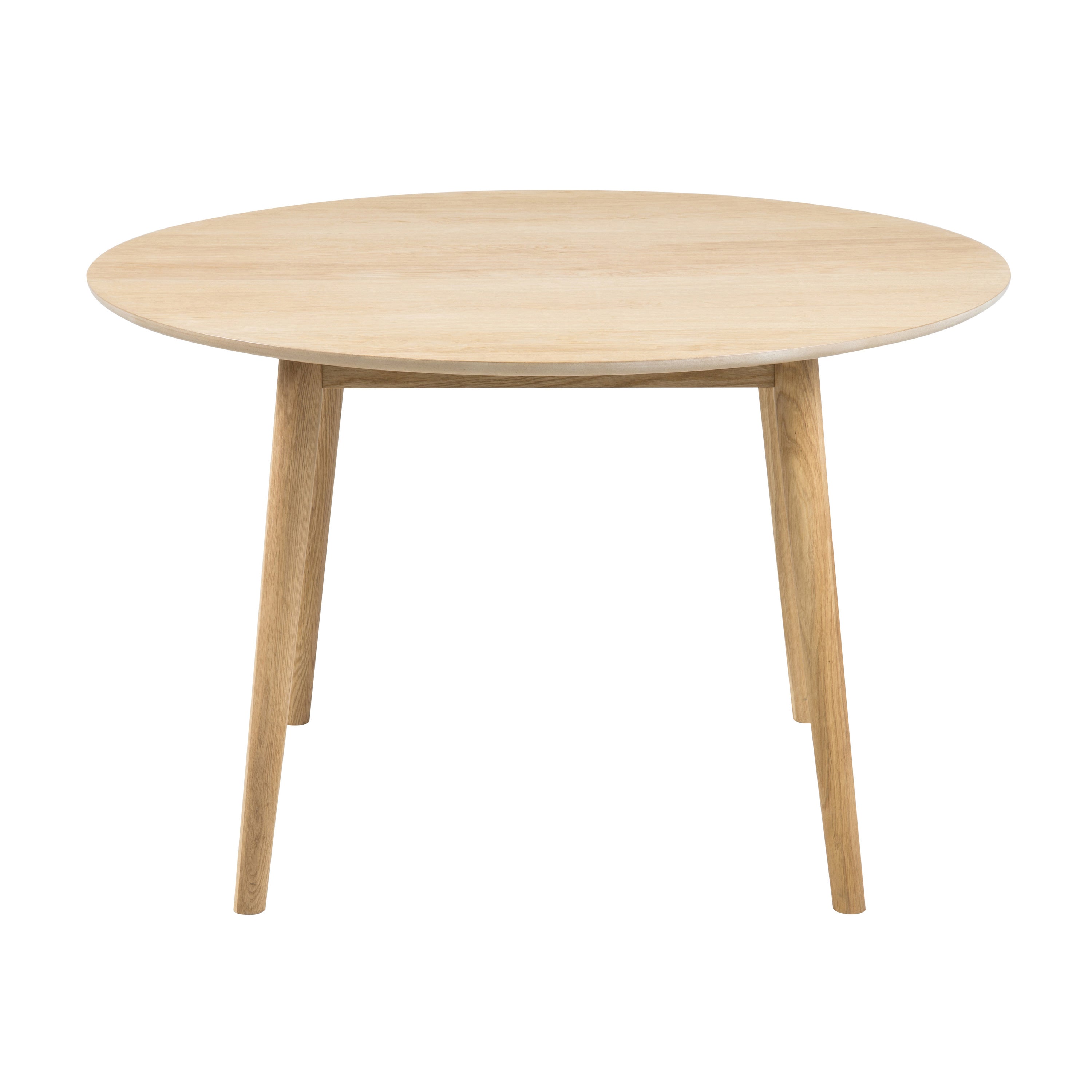 Blokker basic Rounded Eettafel Ø 120 cm - Eiken/Beige