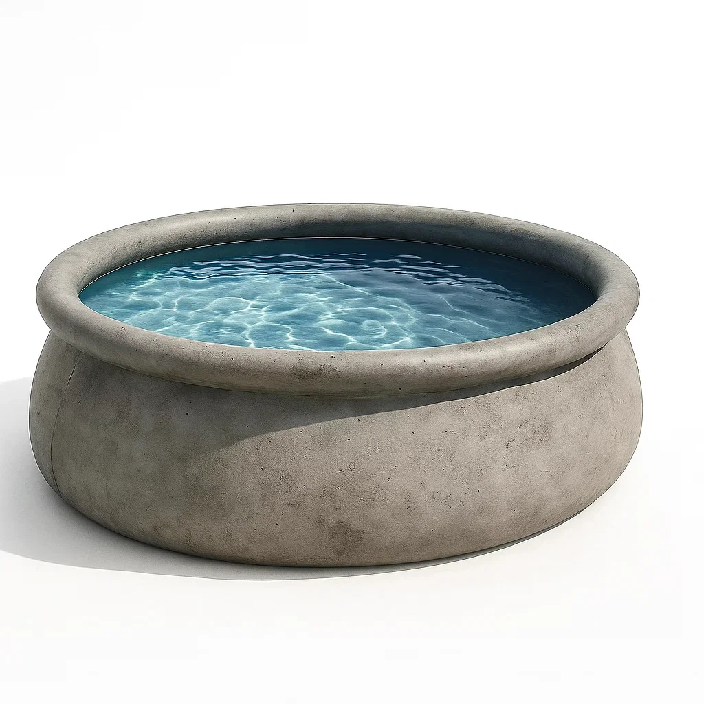 Piscina desmontable 366x100 cm con depuradora color gris/piedra JIgFCQey15VB