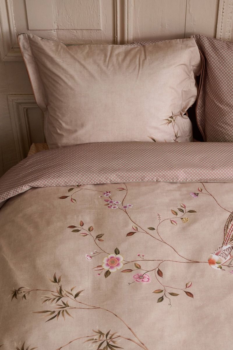 Pillowcase Bamboo Blossom Khaki