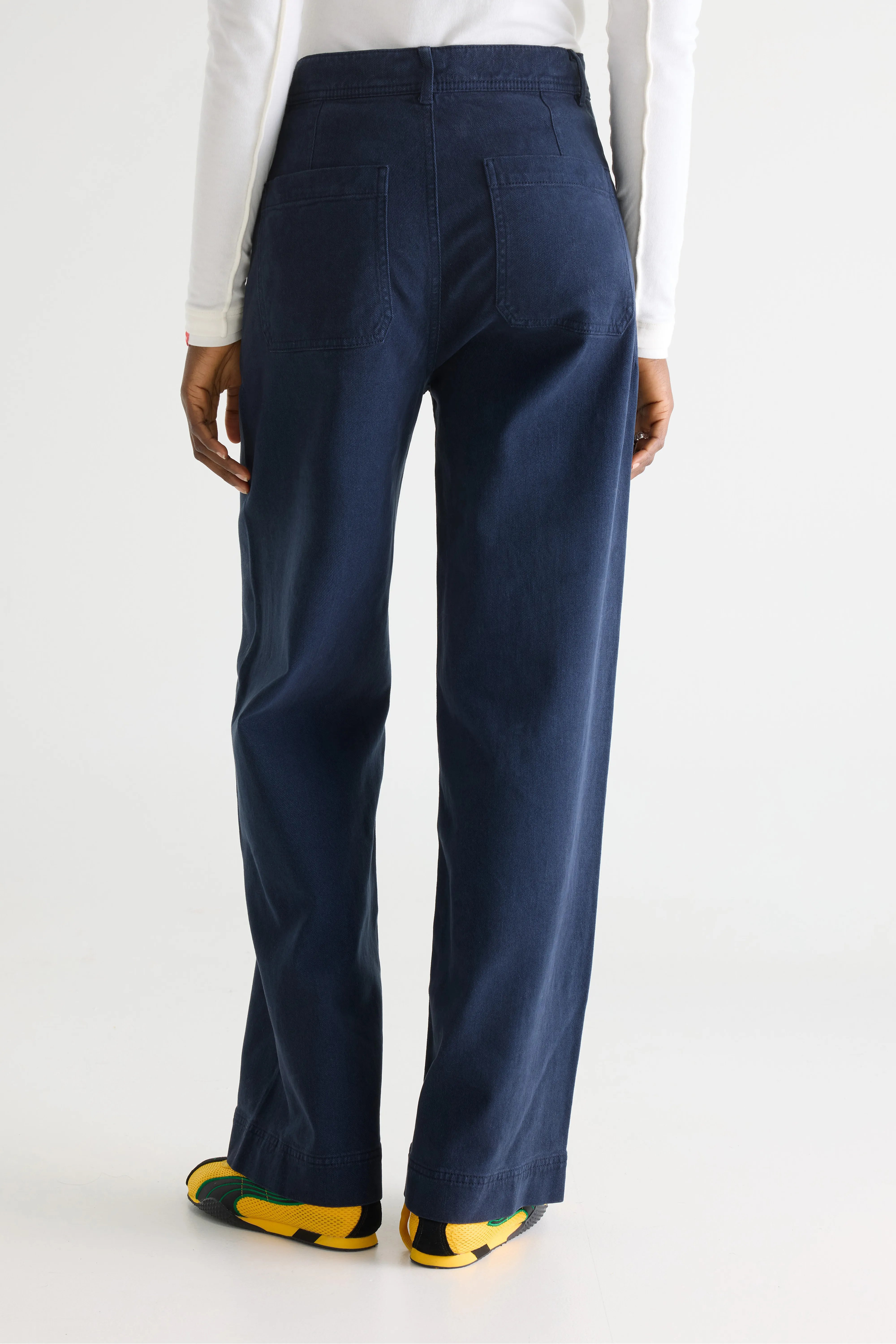 Bellerose Lottie wide navy blue trousers (252 / W / NAVY)