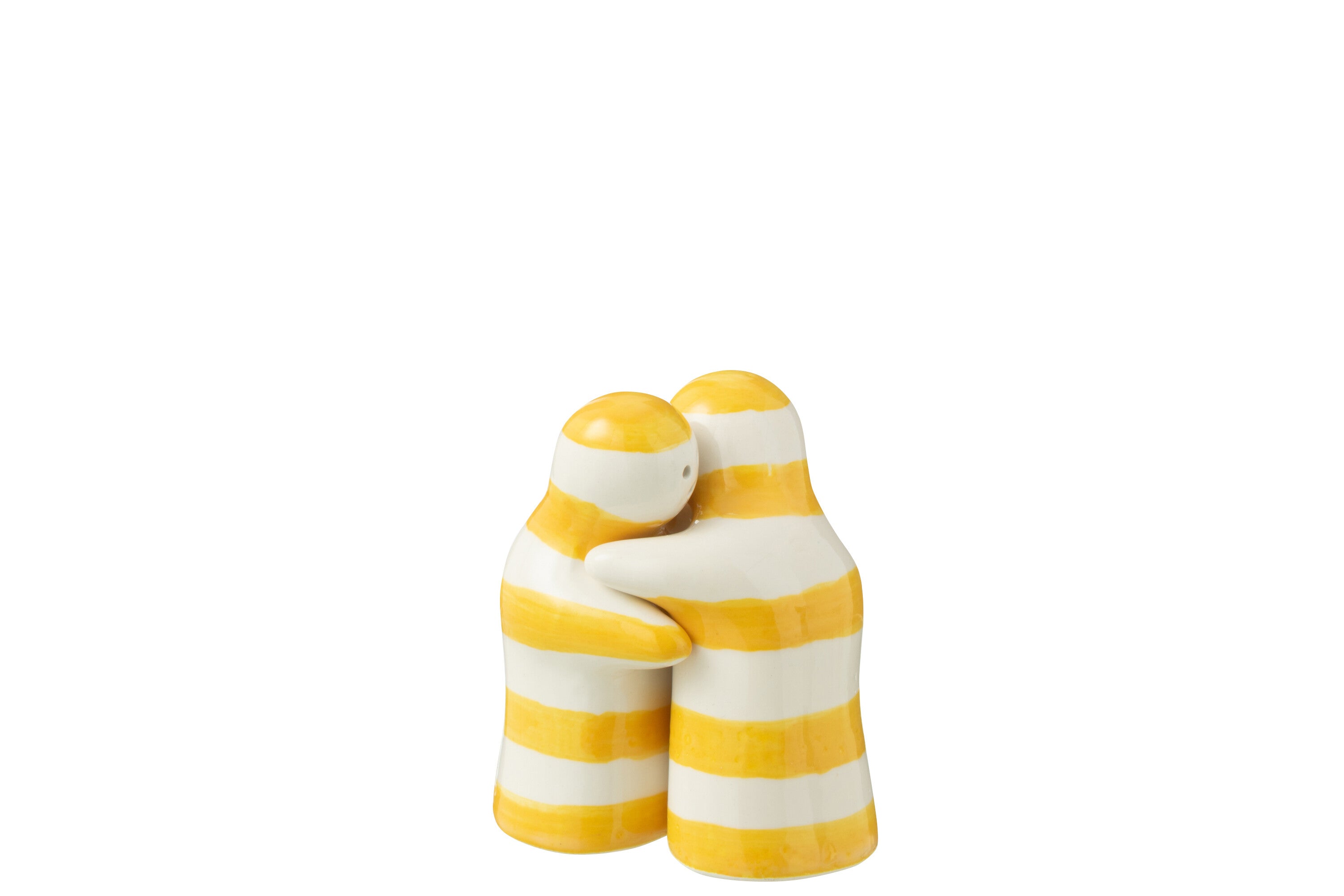 J-Line peper- en zoutmolen set Granada Stripes - keramiek -