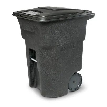 96-Gallon Wheeled Trash Can with Lid