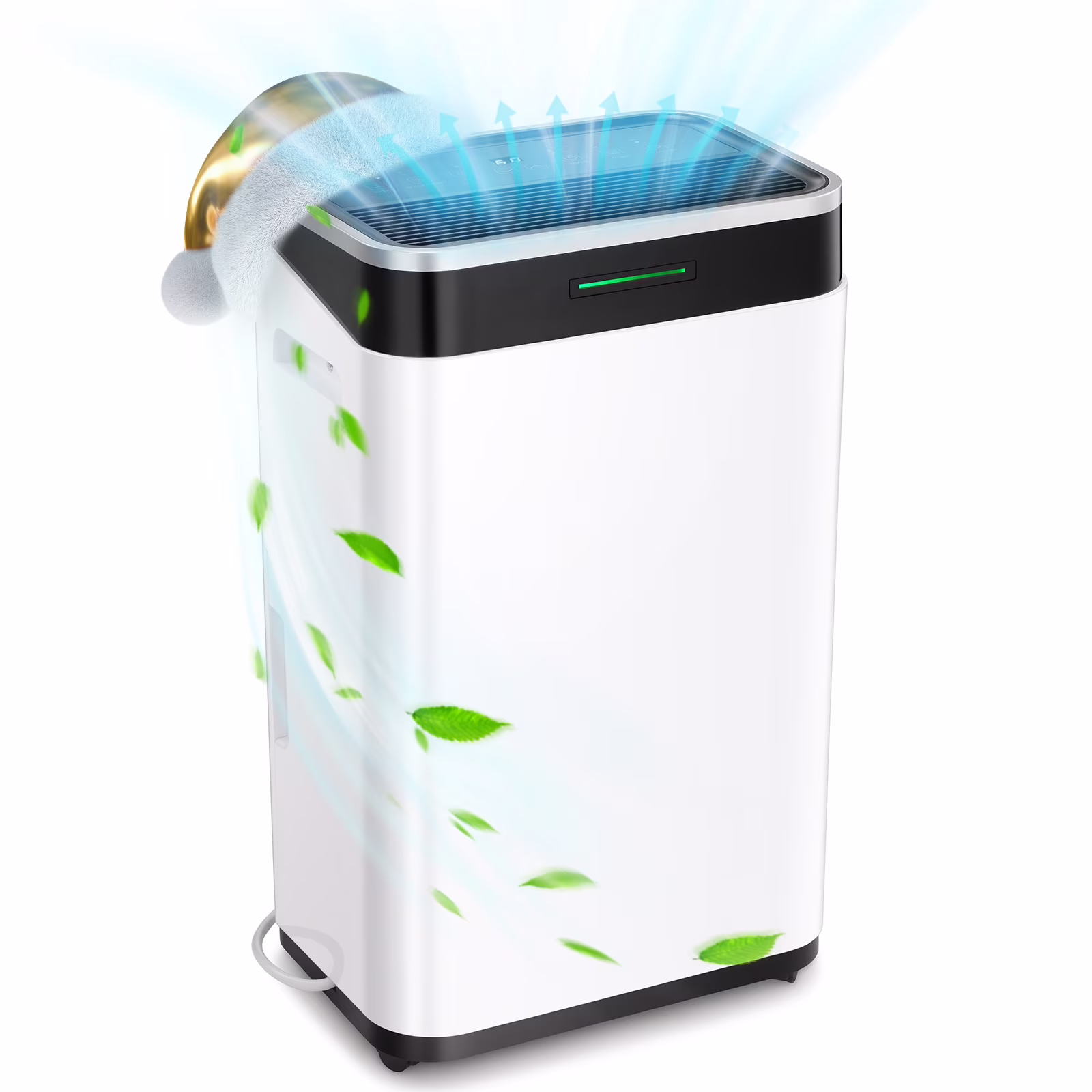 KISSAIR 15 Pint Dehumidifier, Max 3000 Sq.ft Coverage Area, 3 Operation Modes, 24H Timer, Basement/Bathroom/Laundry Room(22 pt)