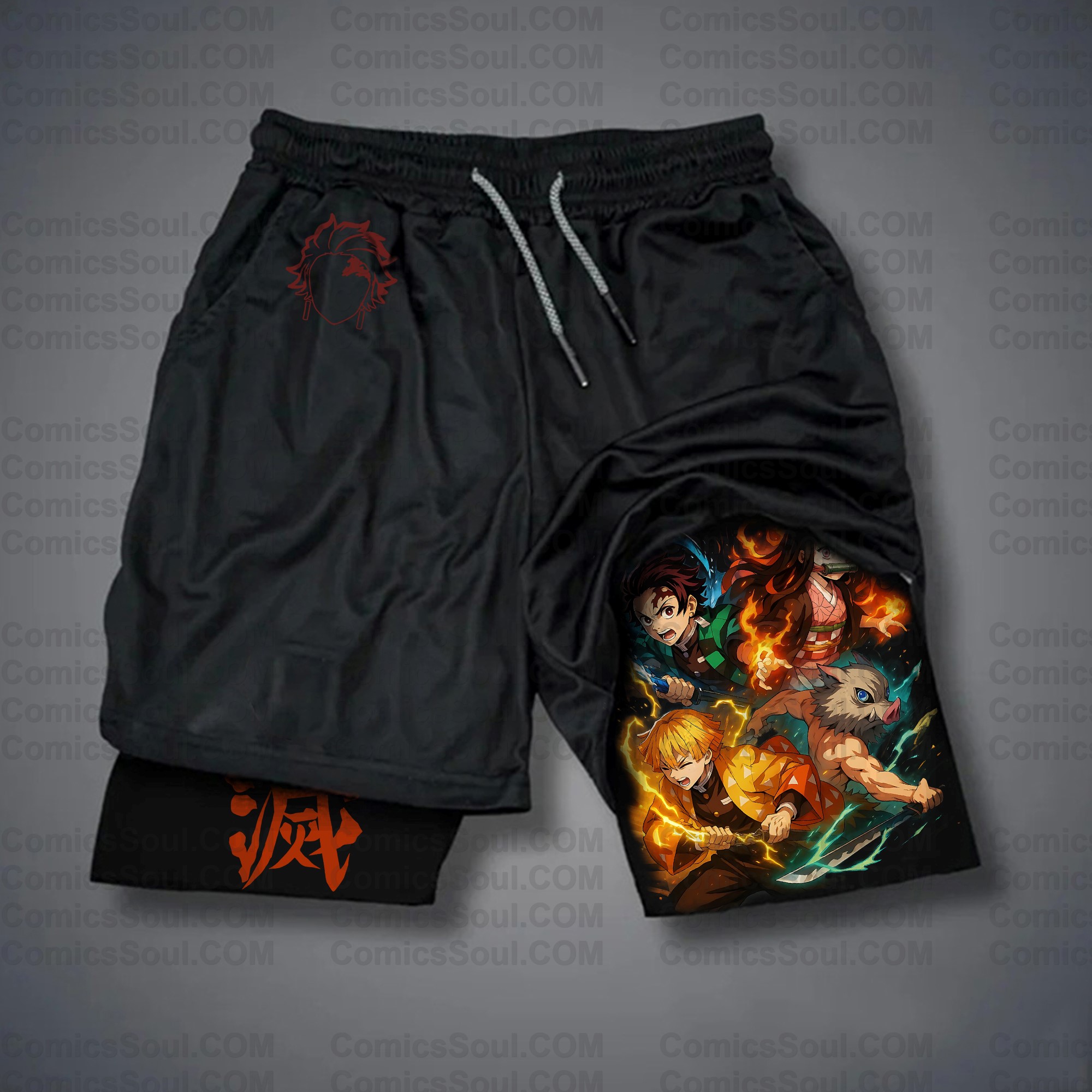 Unisex “ Comicssoul” Casual Streetwear Shorts